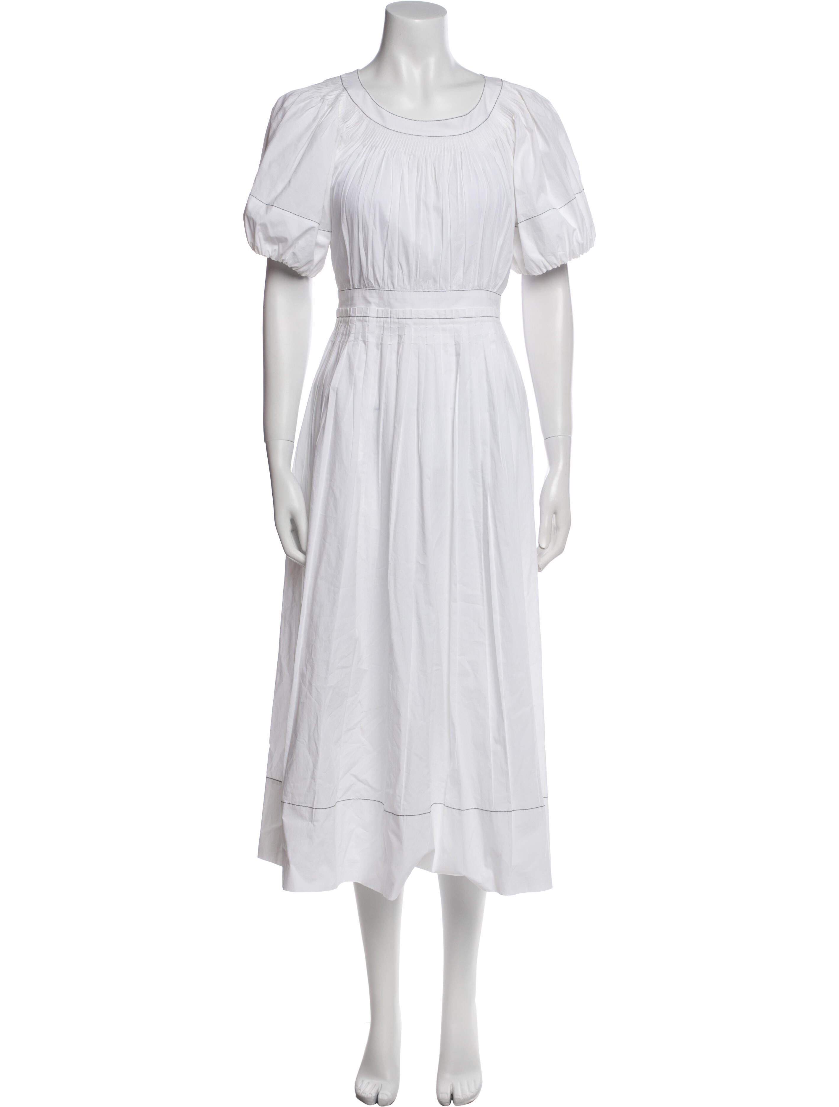 Ulla Johnson Scoop Neck Long Dress