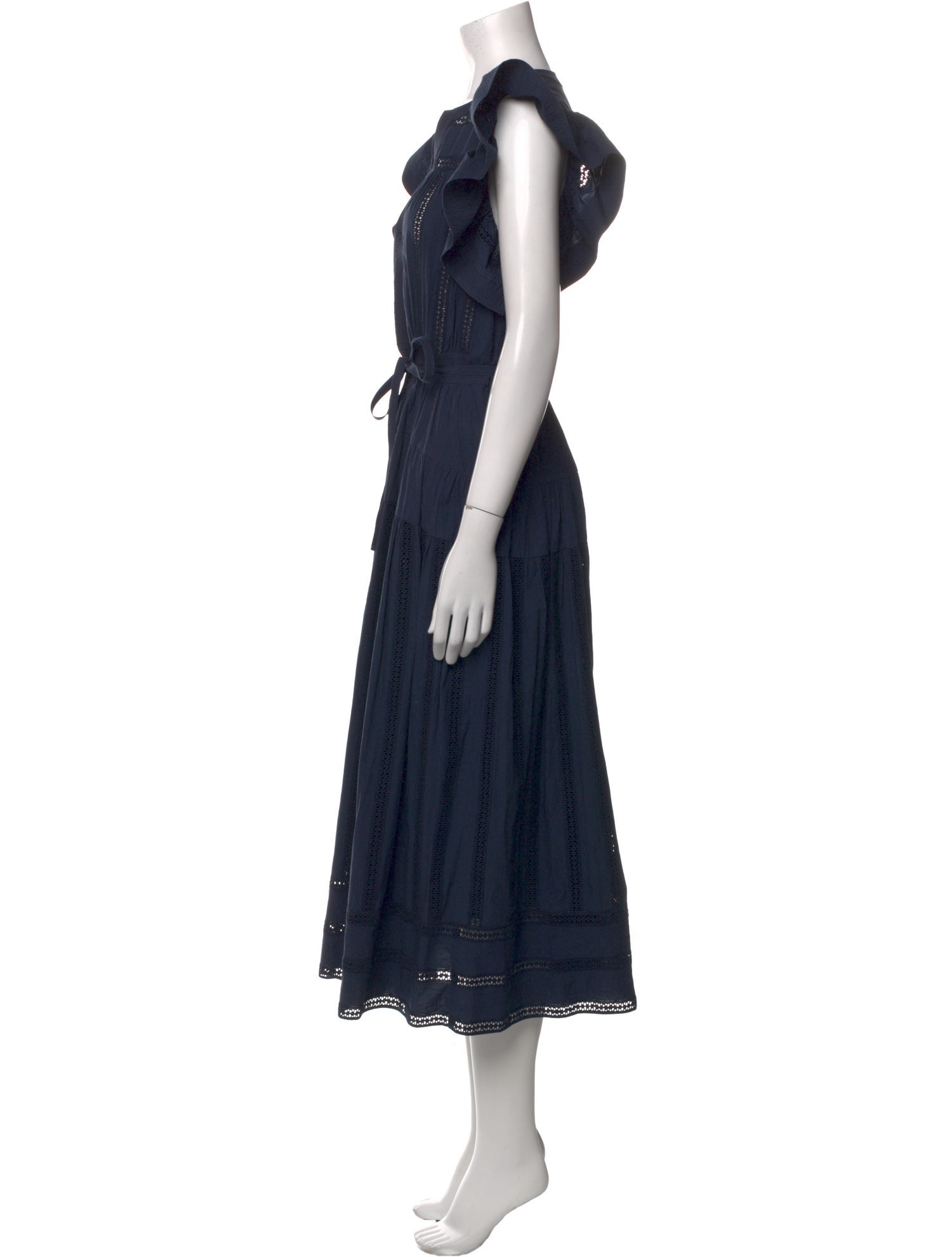 Ulla Johnson V-Neck Long Dress