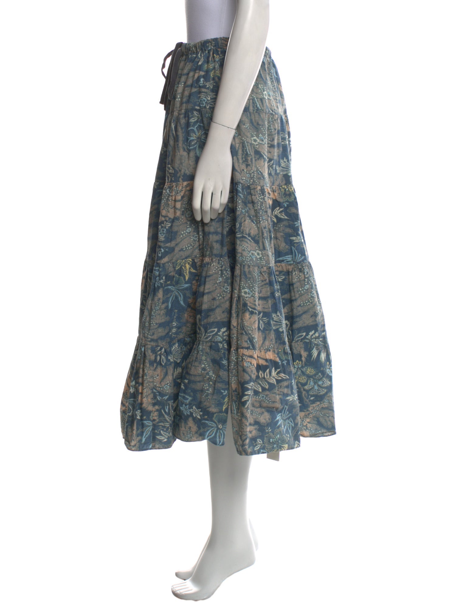 Ulla Johnson Printed Midi Length Skirt