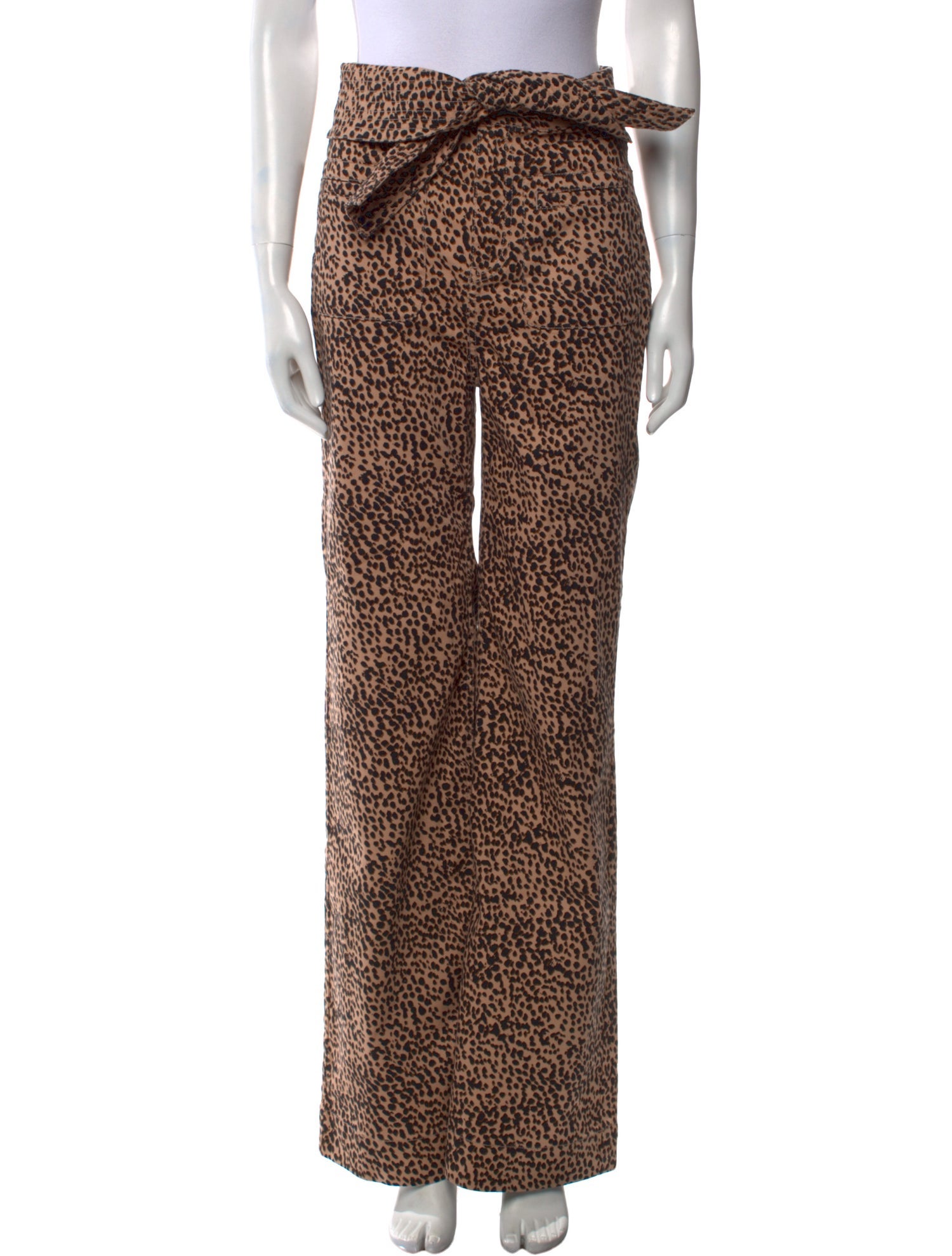 Ulla Johnson Animal Print Wide Leg Pants w/ Tags