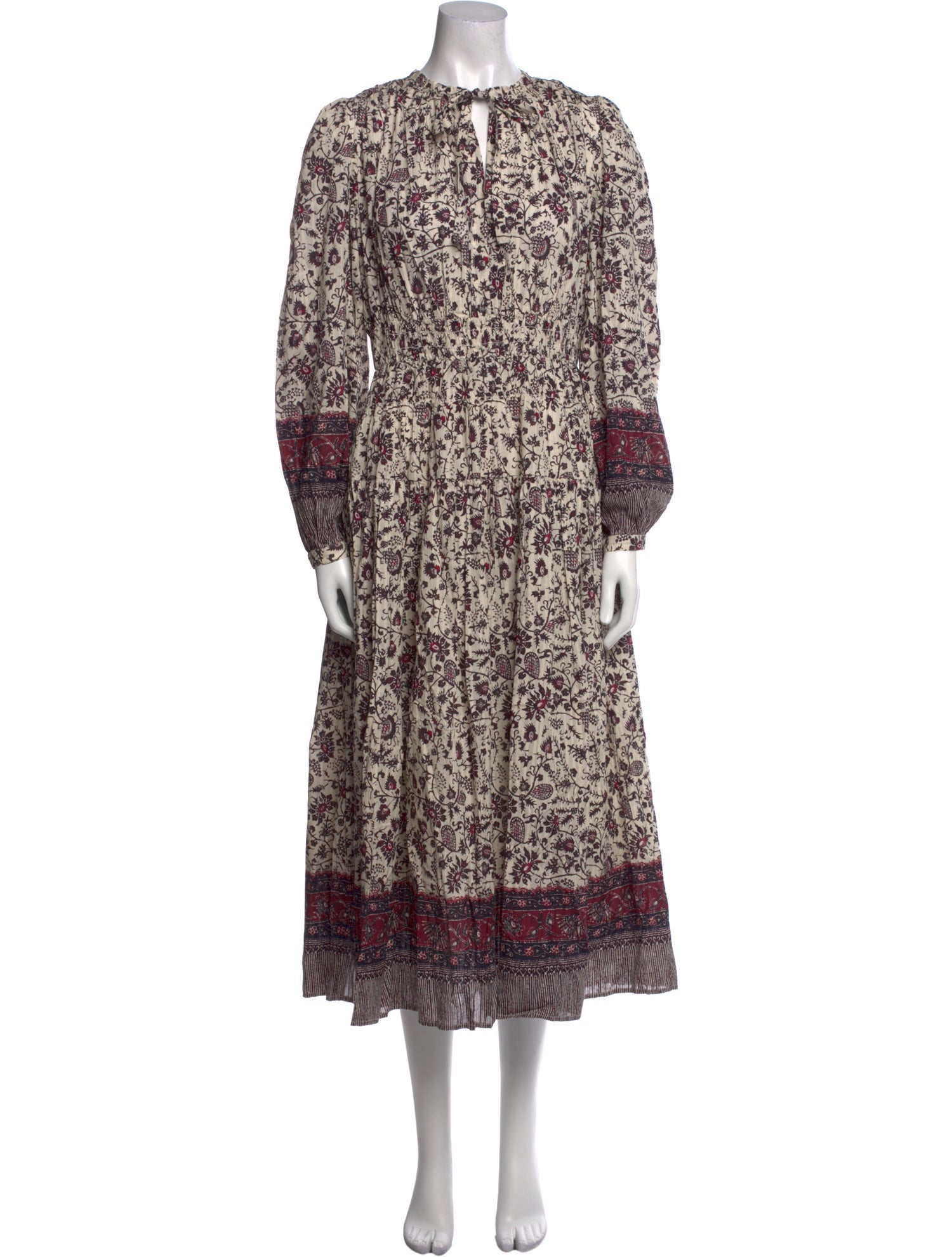 Ulla Johnson Floral Print Long Dress