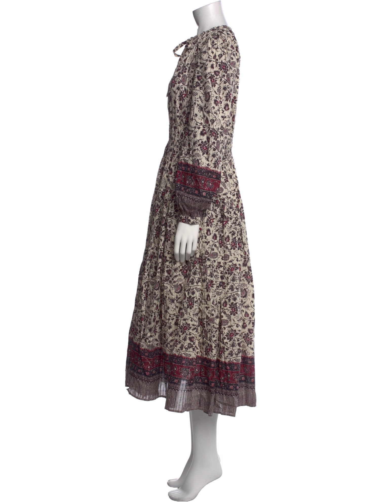 Ulla Johnson Floral Print Long Dress
