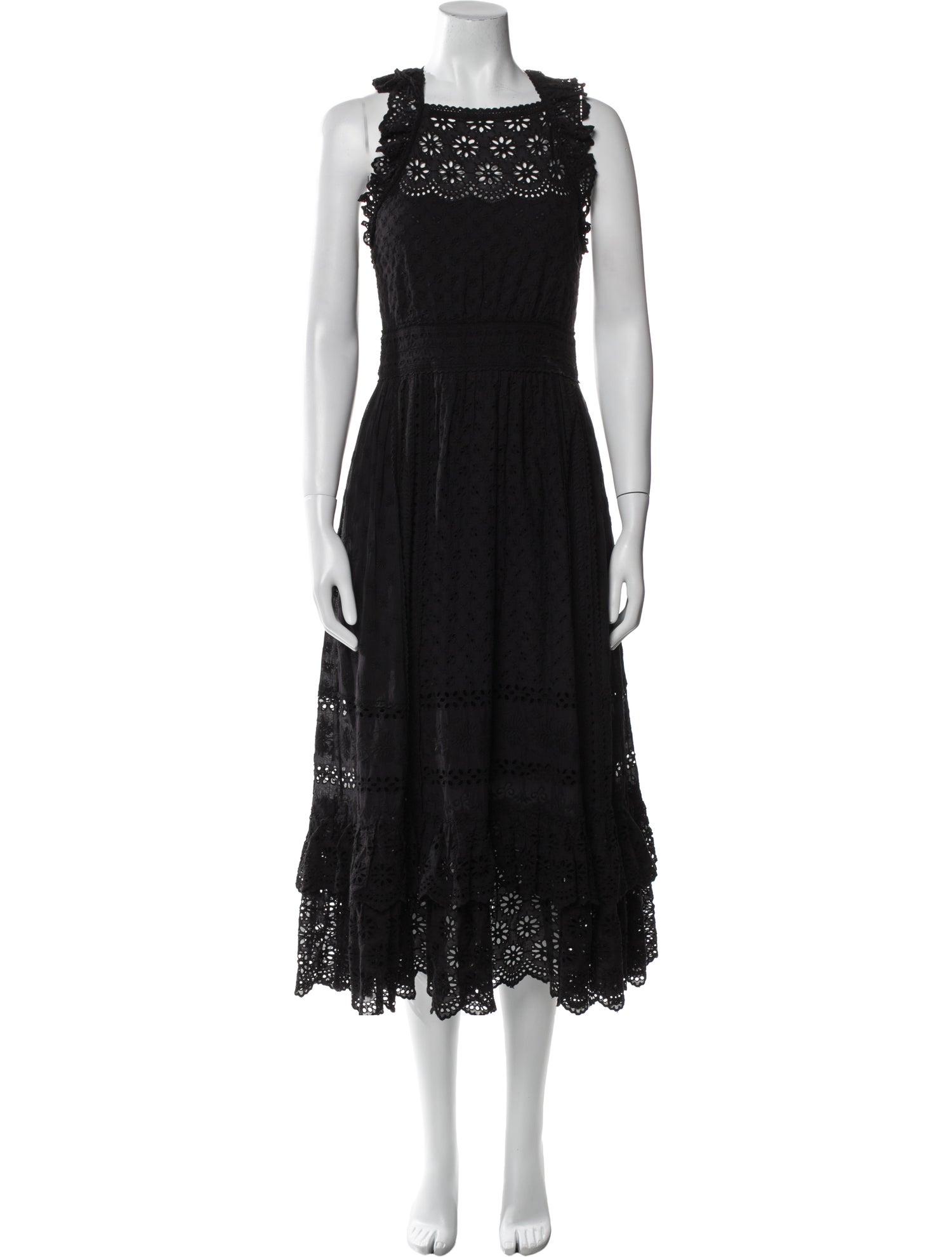 Ulla Johnson Square Neckline Long Dress