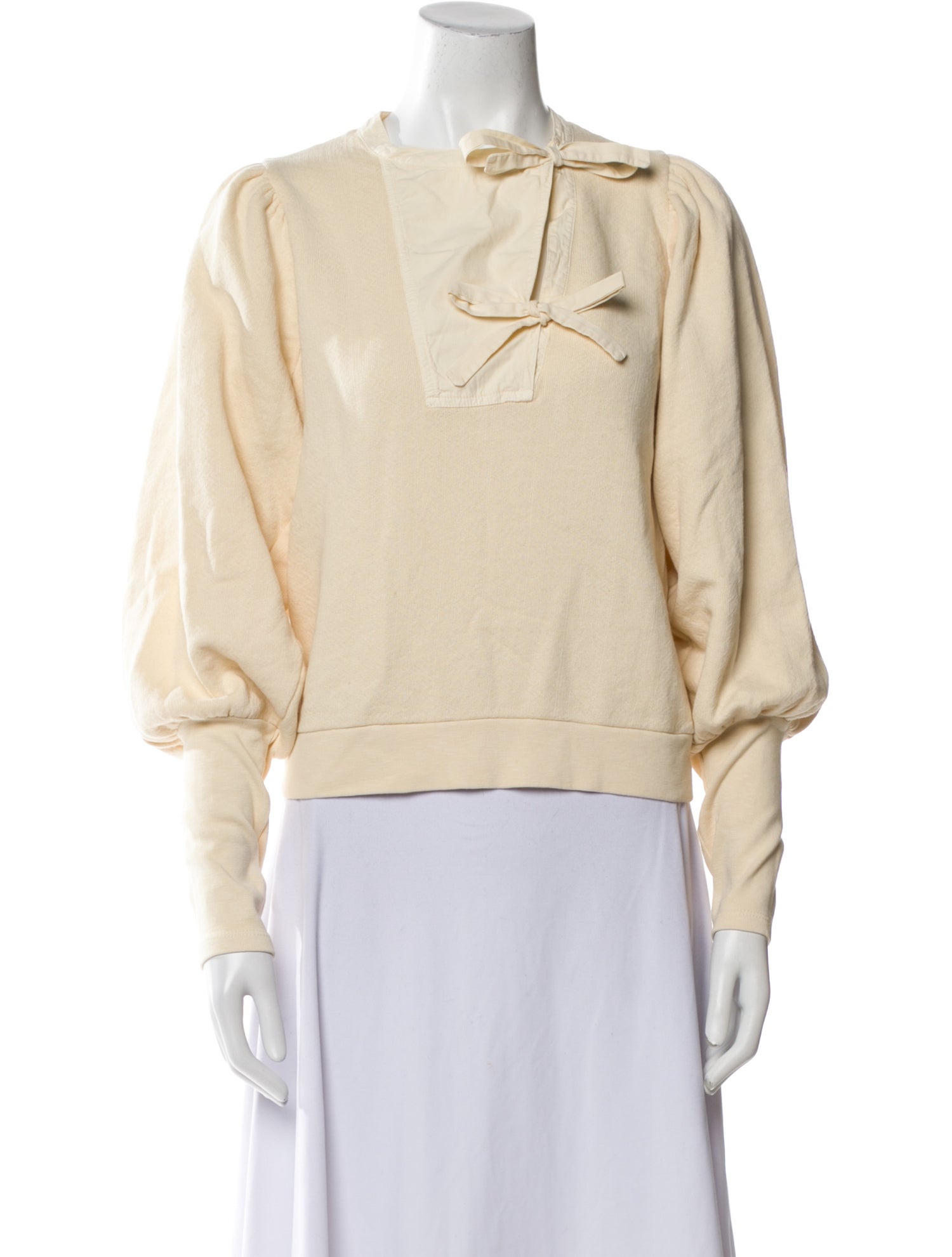 Ulla Johnson Crew Neck Long Sleeve Sweatshirt