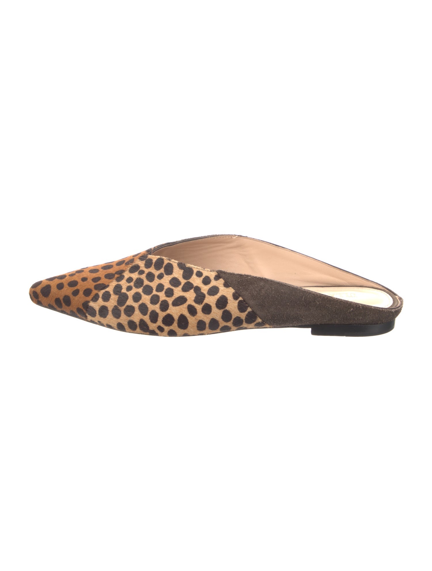 Ulla Johnson Ponyhair Animal Print Mules