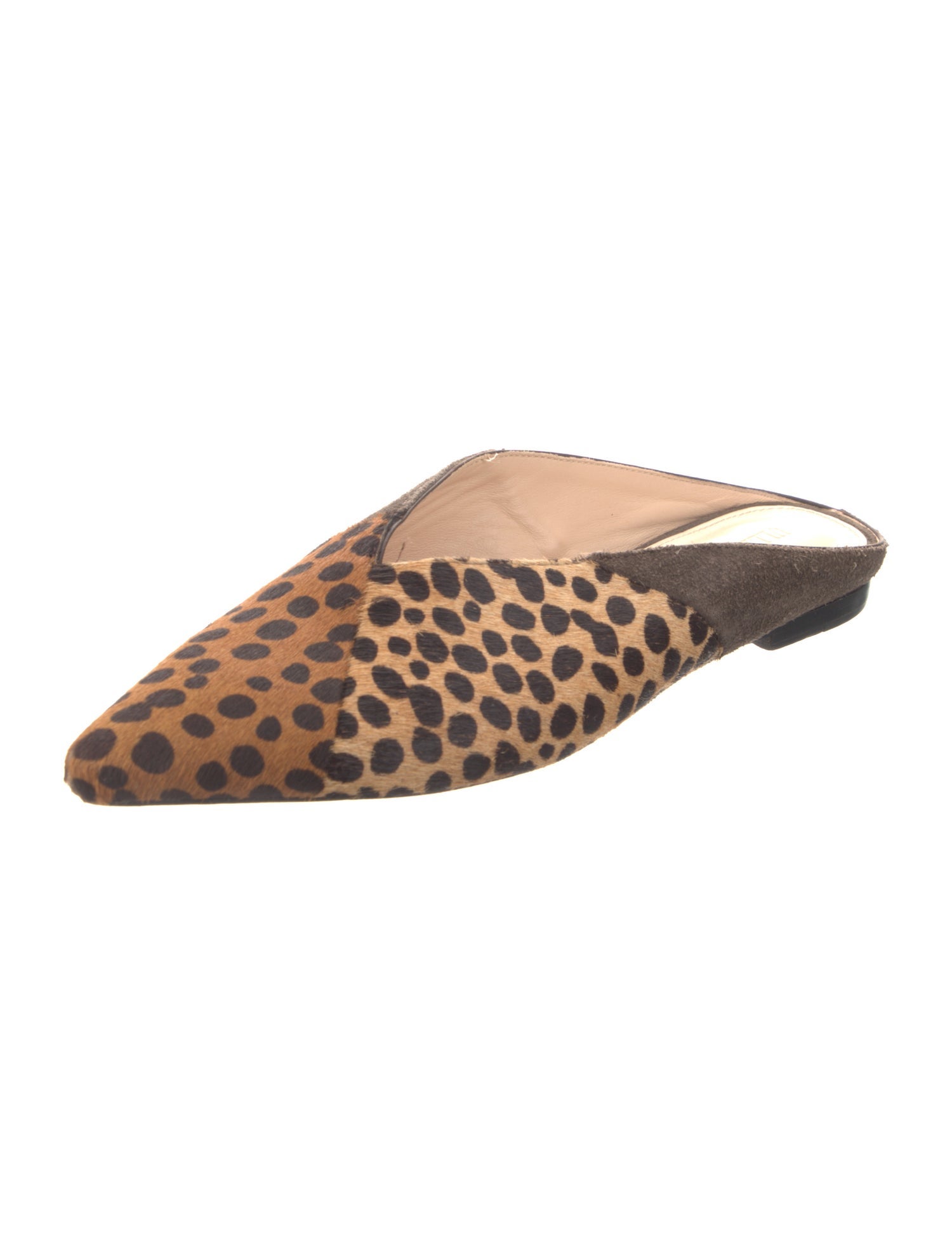 Ulla Johnson Ponyhair Animal Print Mules