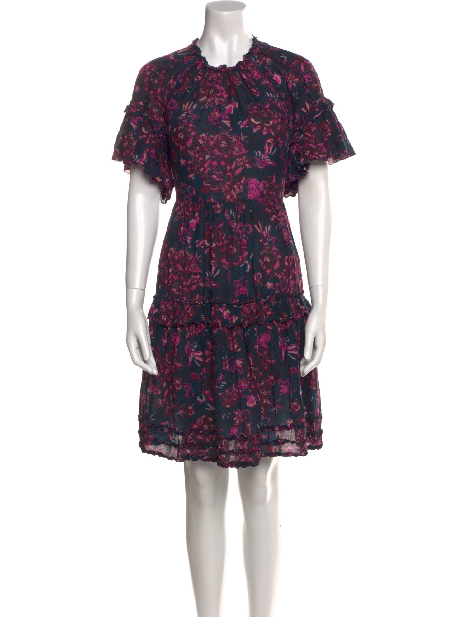Ulla Johnson Floral Print Mini Dress