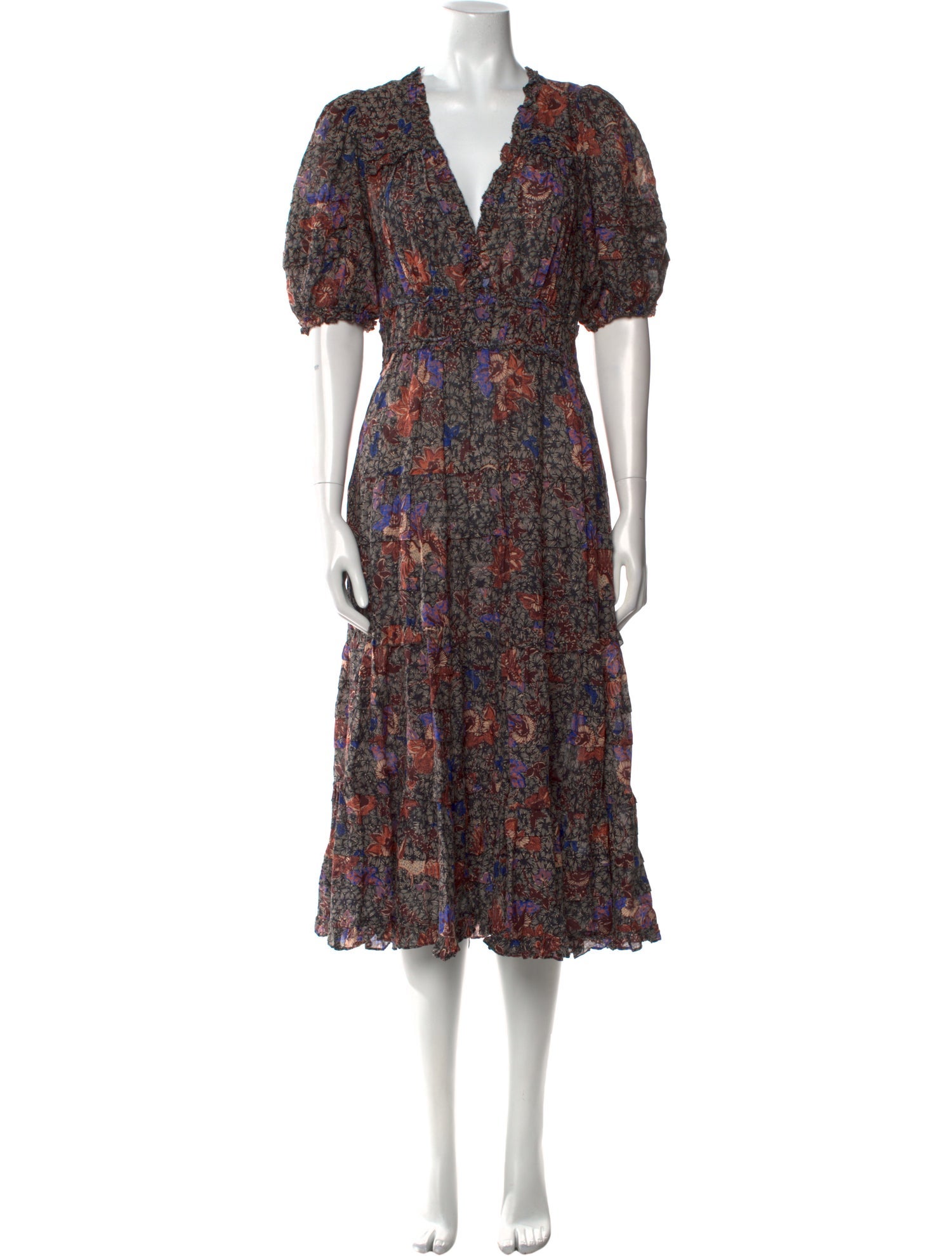 Ulla Johnson Floral Print Long Dress