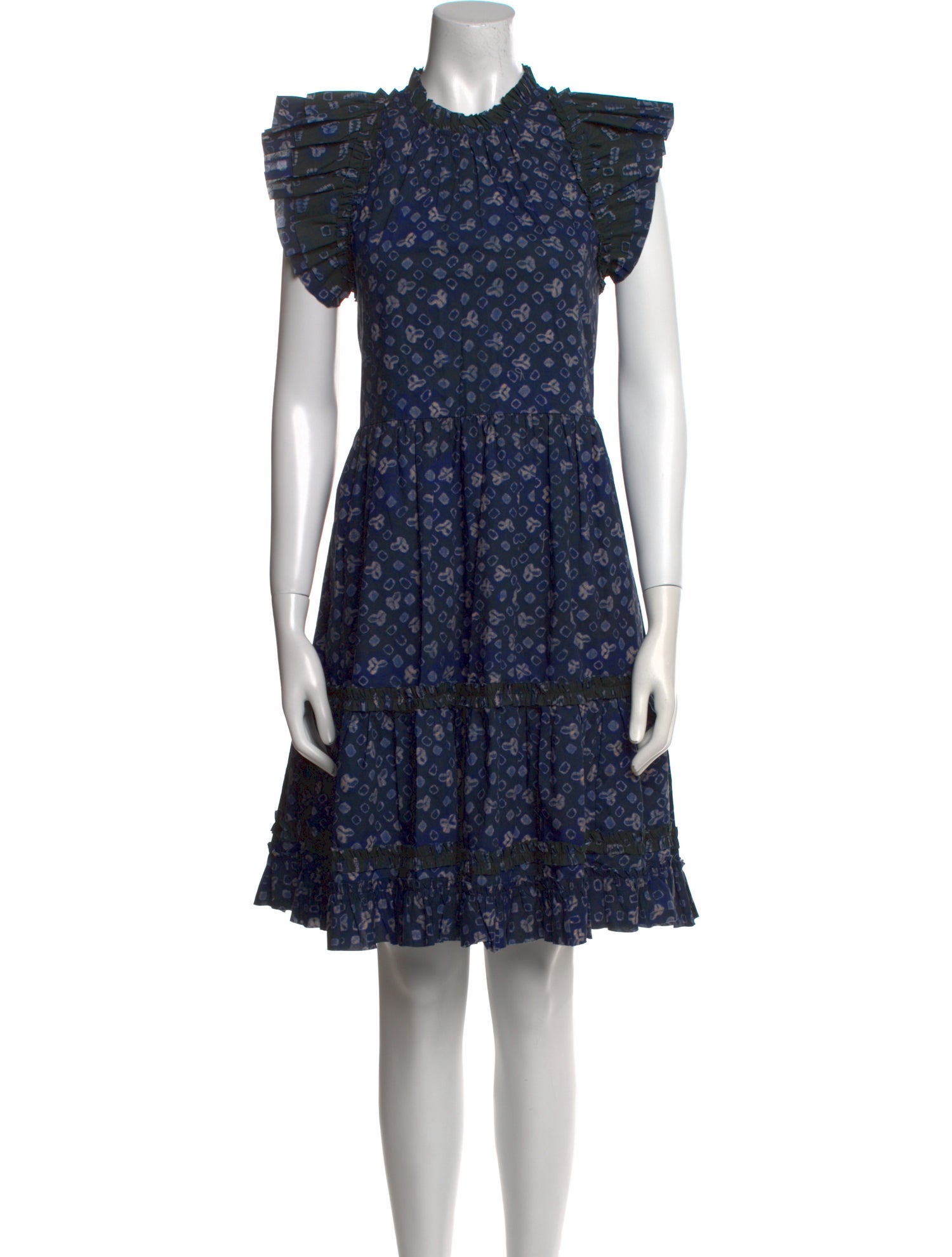 Ulla Johnson Floral Print Knee-Length Dress