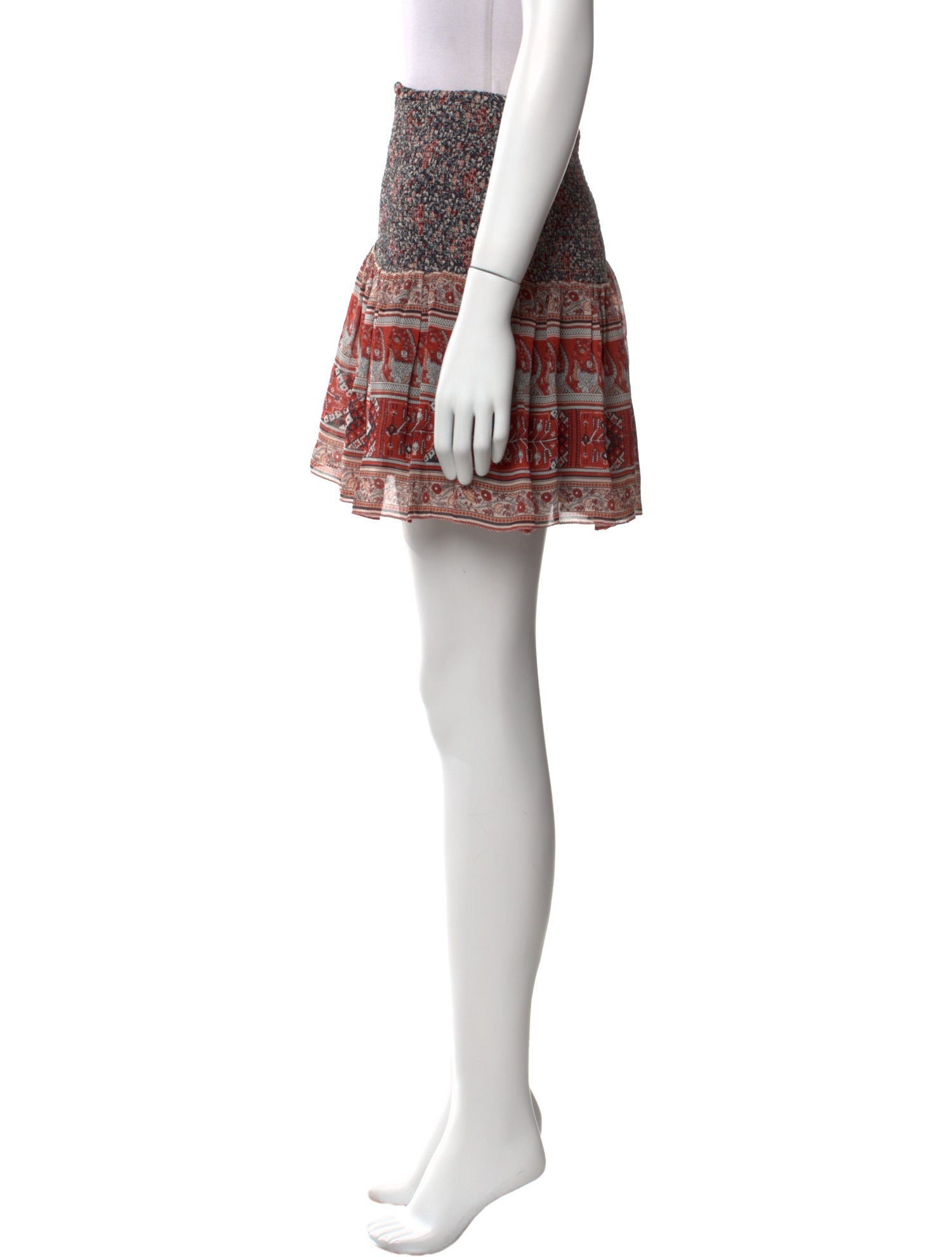 Ulla Johnson Silk Mini Skirt