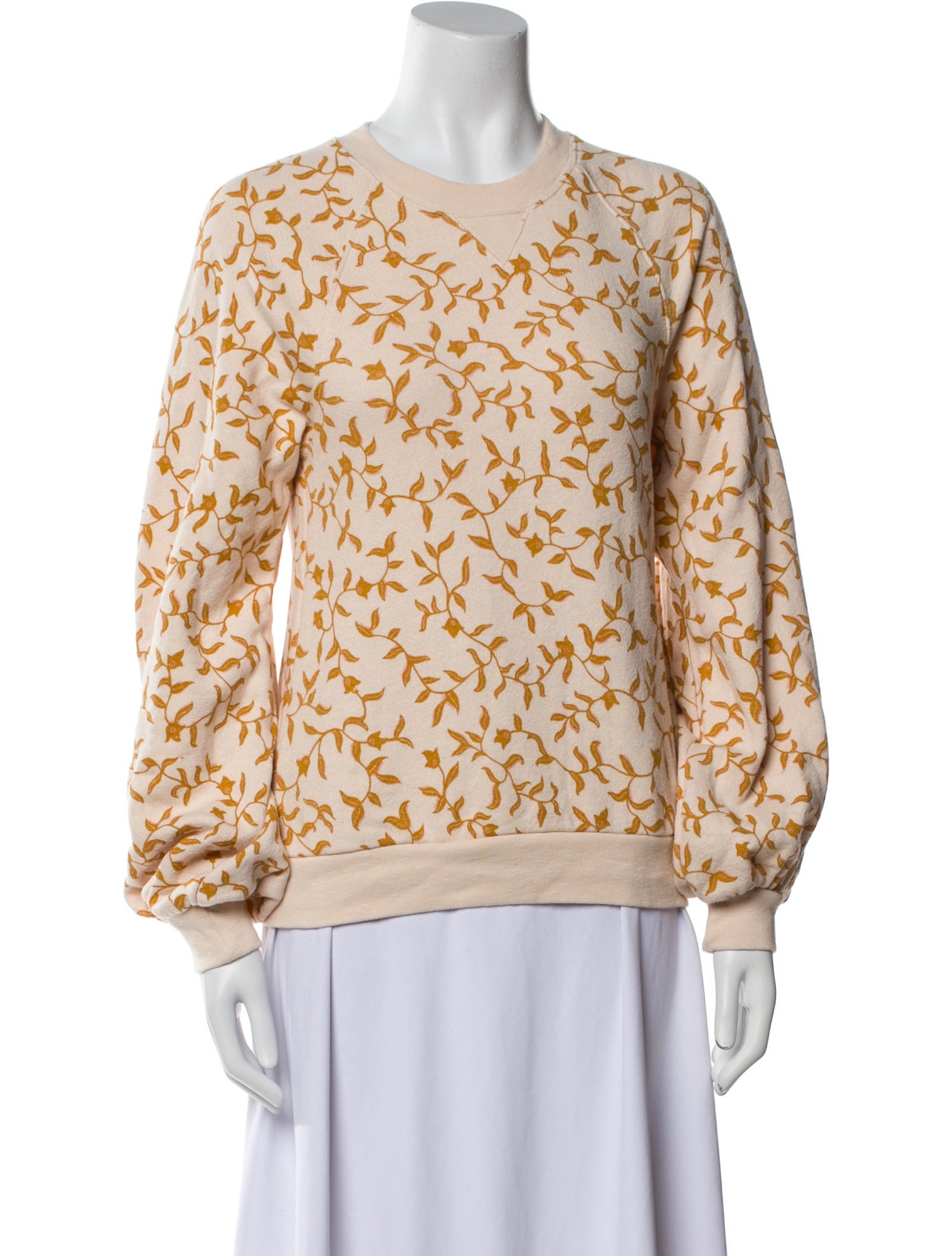 Ulla Johnson Printed Crew Neck Sweatshirt