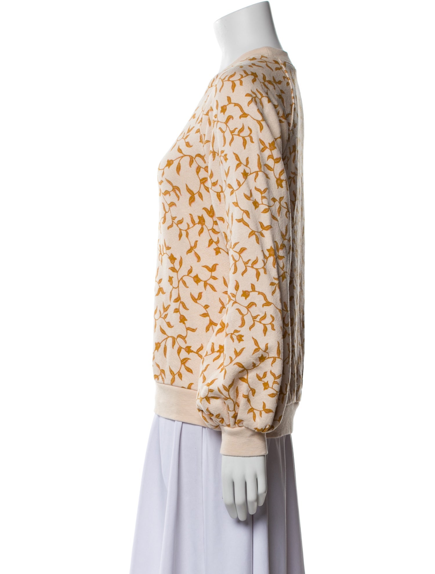 Ulla Johnson Printed Crew Neck Sweatshirt