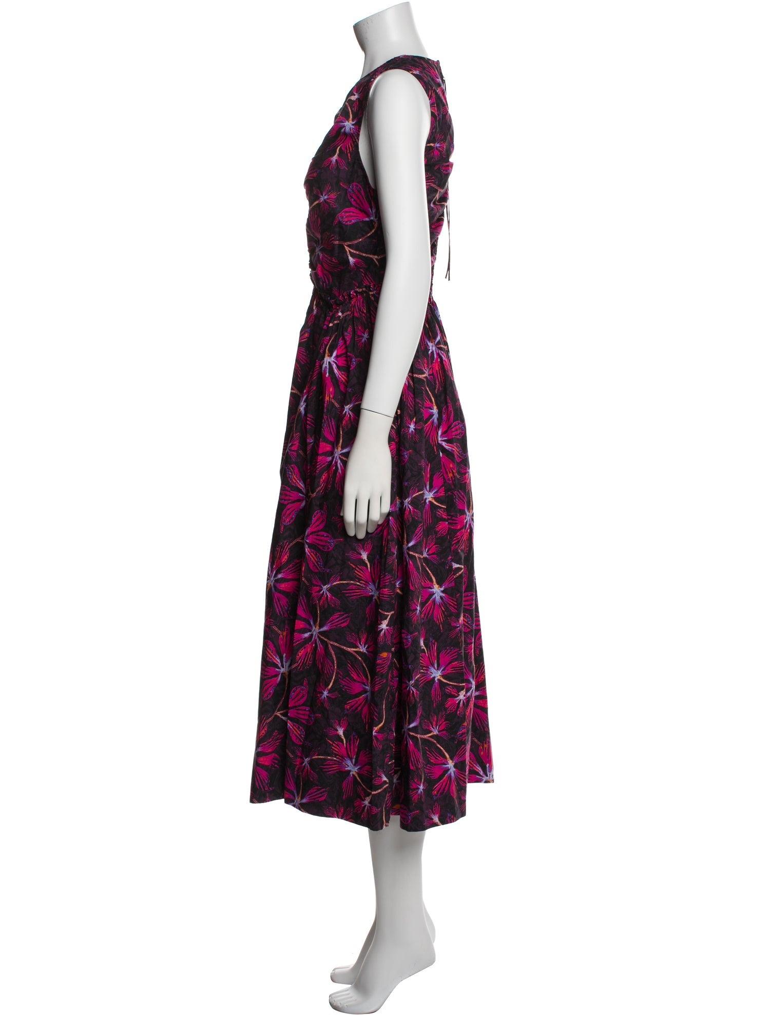 Ulla Johnson Floral Print Midi Length Dress w/ Tags