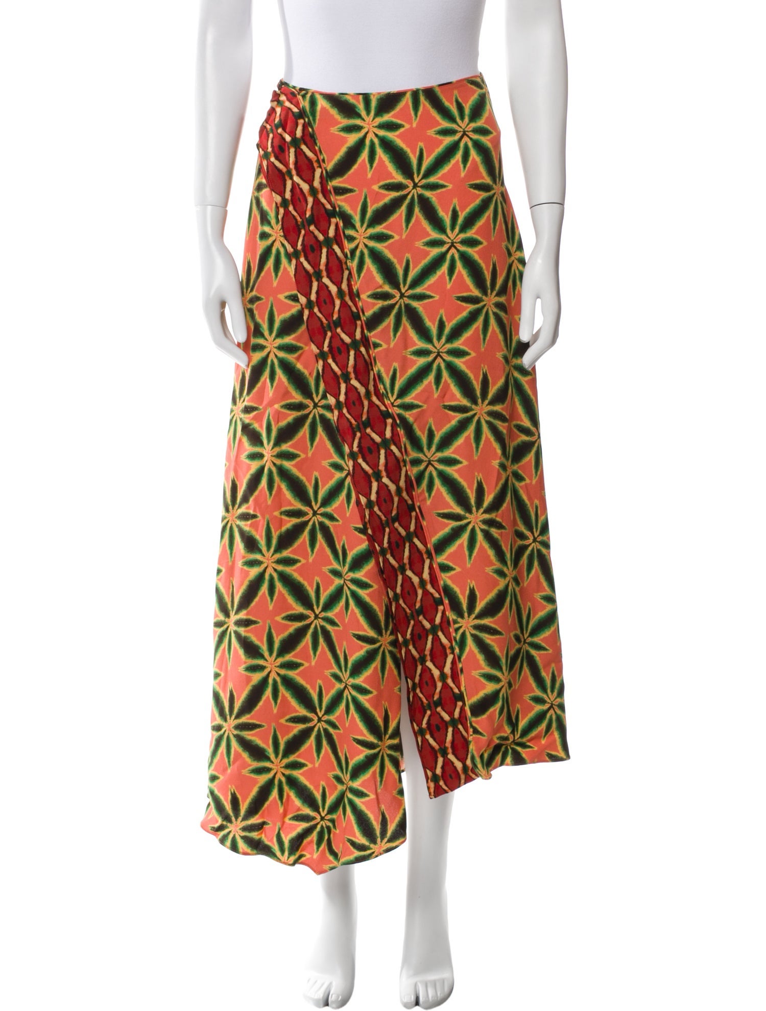 Ulla Johnson Printed Midi Length Skirt
