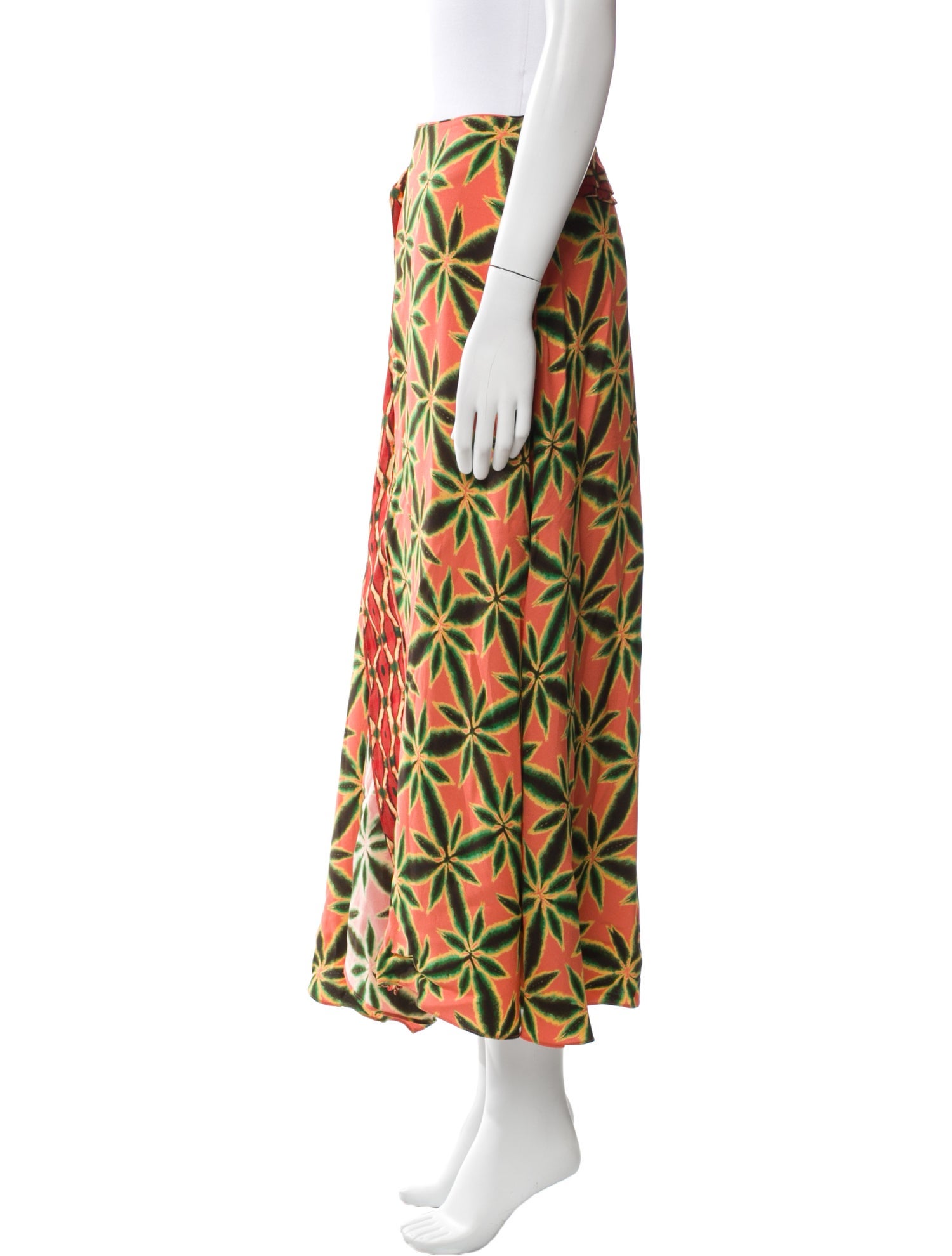 Ulla Johnson Printed Midi Length Skirt