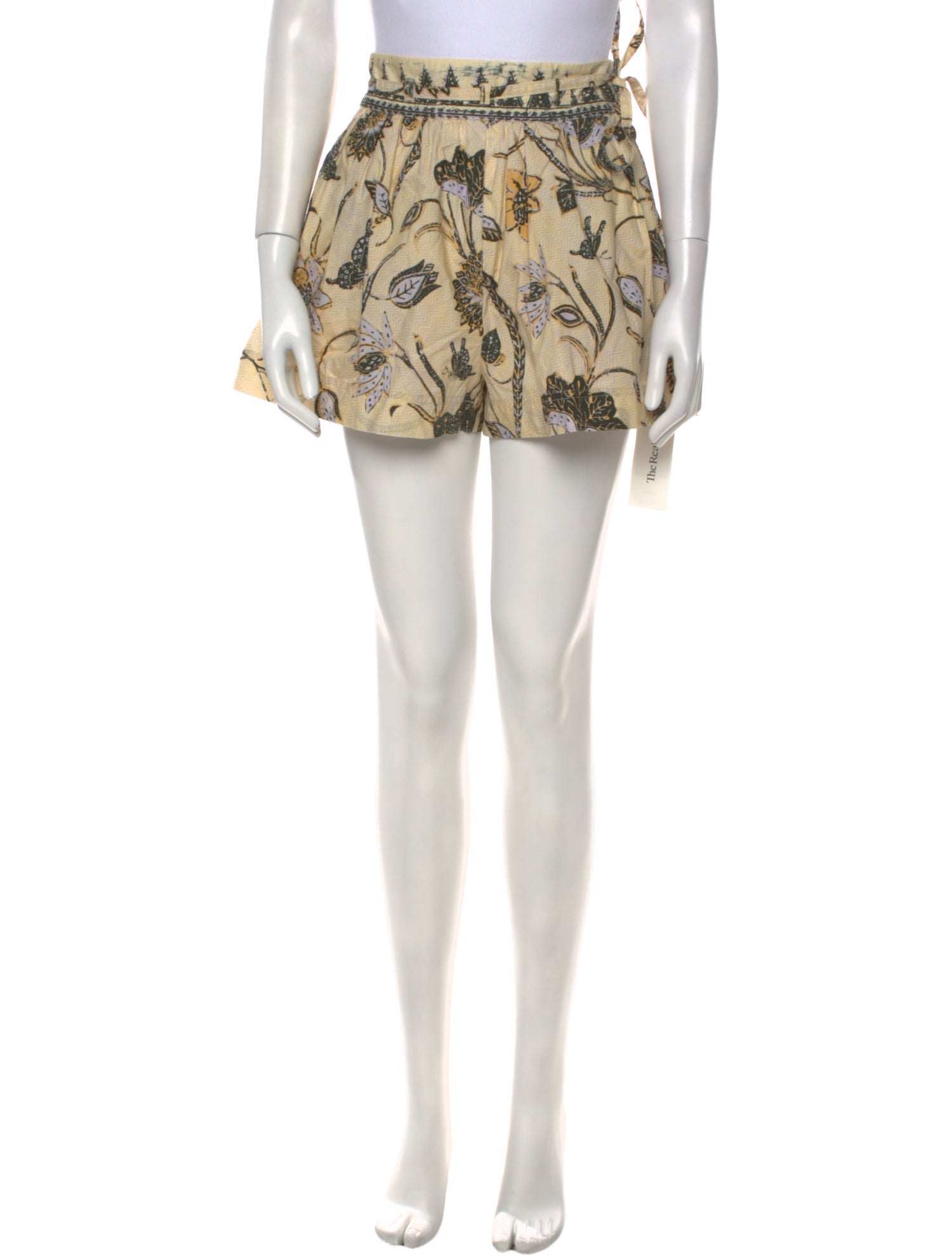 Ulla Johnson Floral Print Mini Shorts
