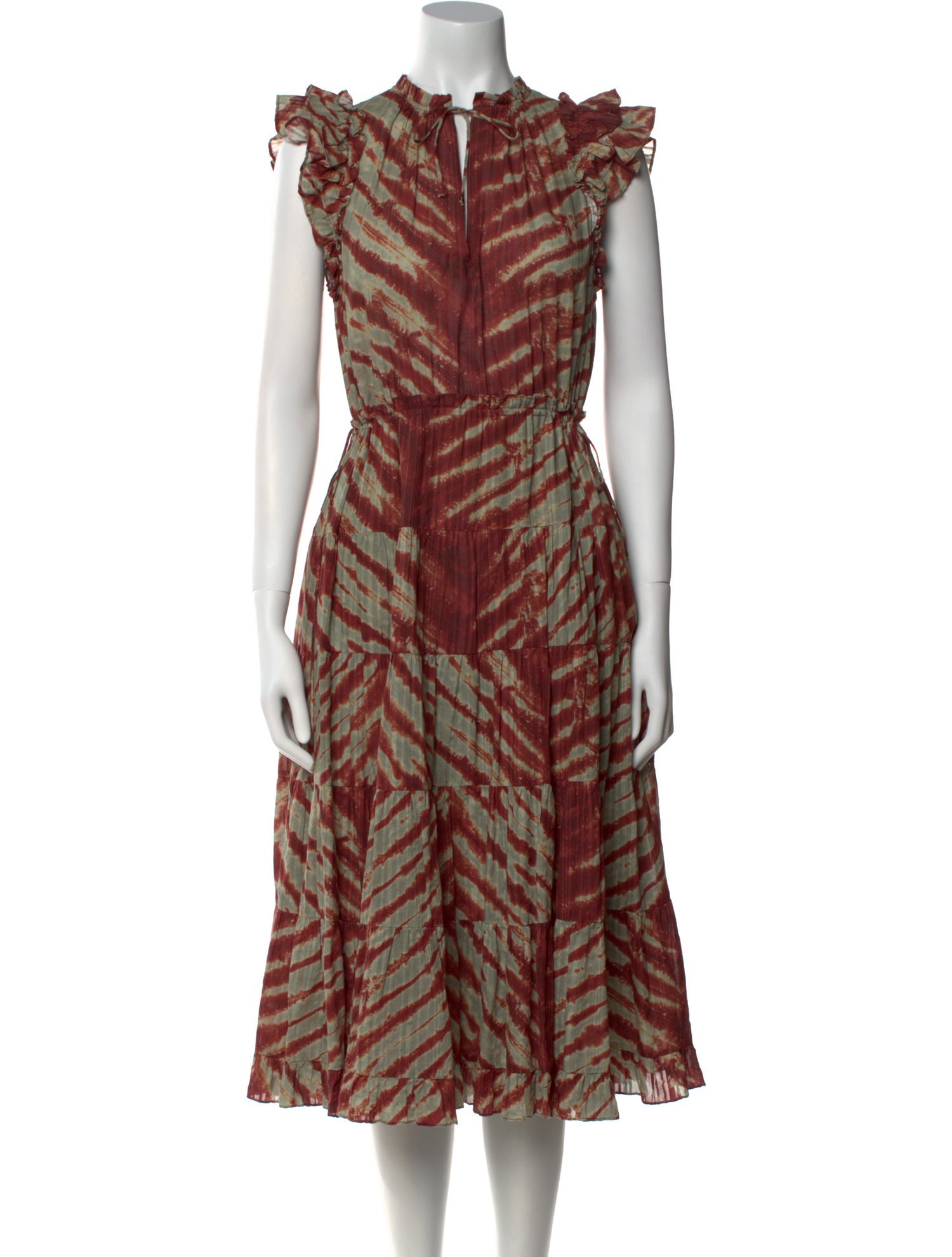 Ulla Johnson Printed Midi Length Dress