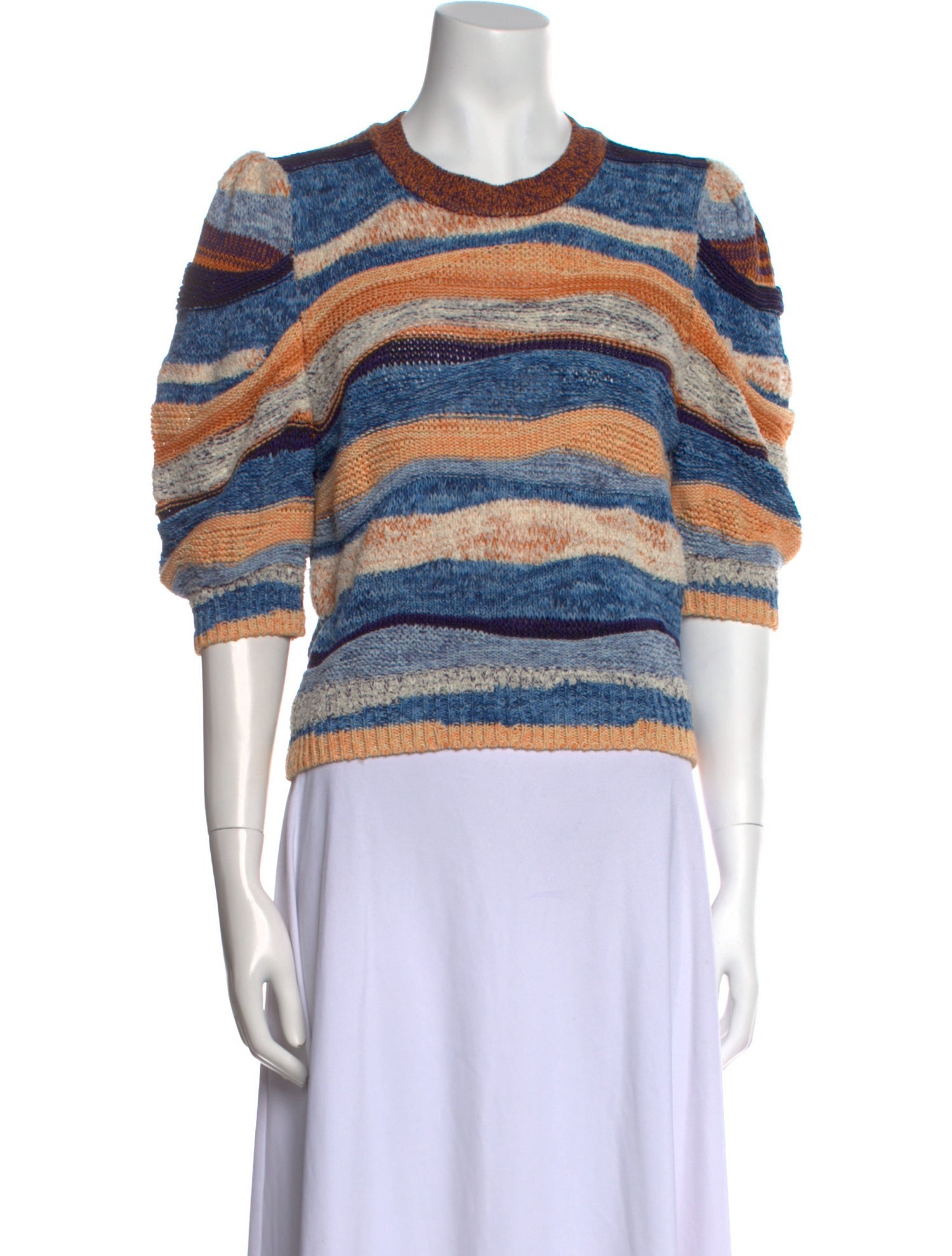 Ulla Johnson Striped Crew Neck Sweater