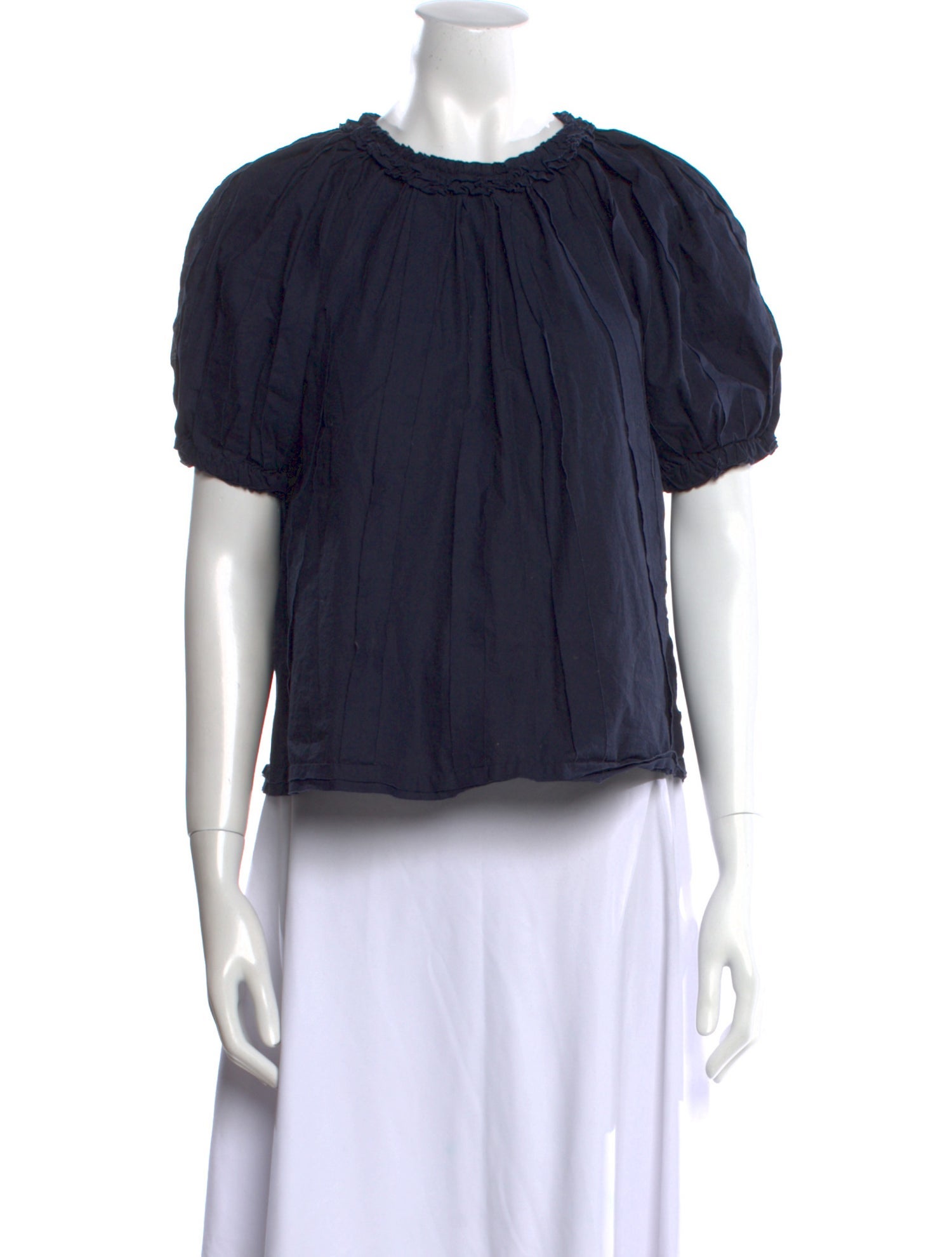 Ulla Johnson Crew Neck Short Sleeve Blouse