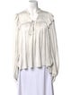 Ulla Johnson Tie Neck Long Sleeve Blouse