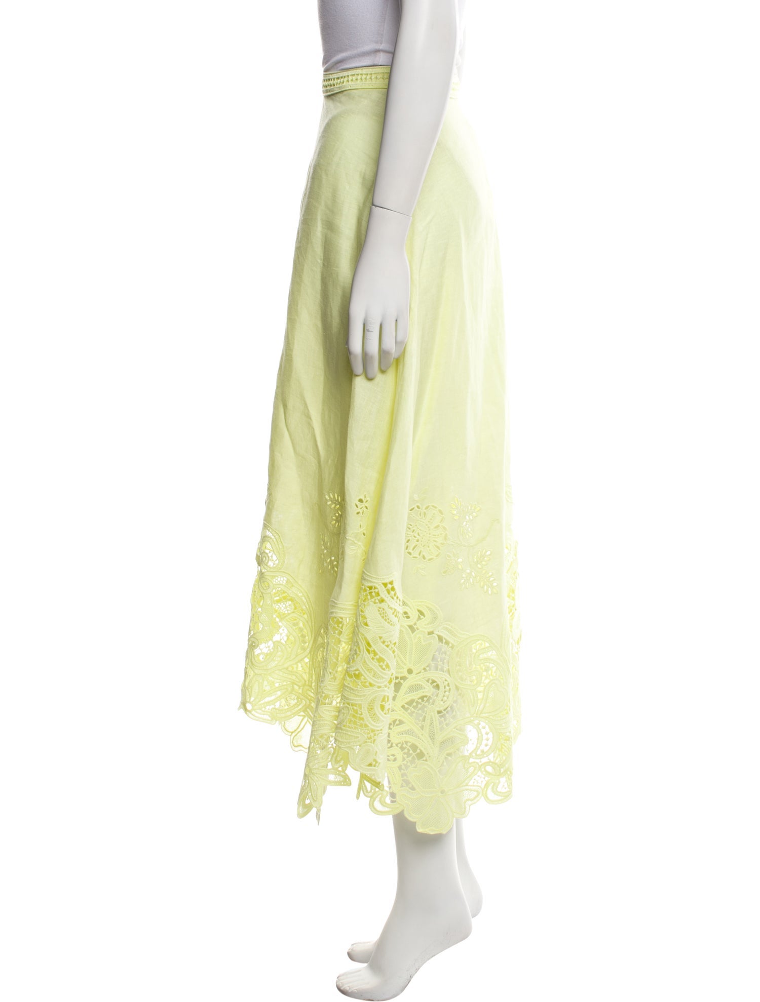 Ulla Johnson Linen Midi Length Skirt w/ Tags