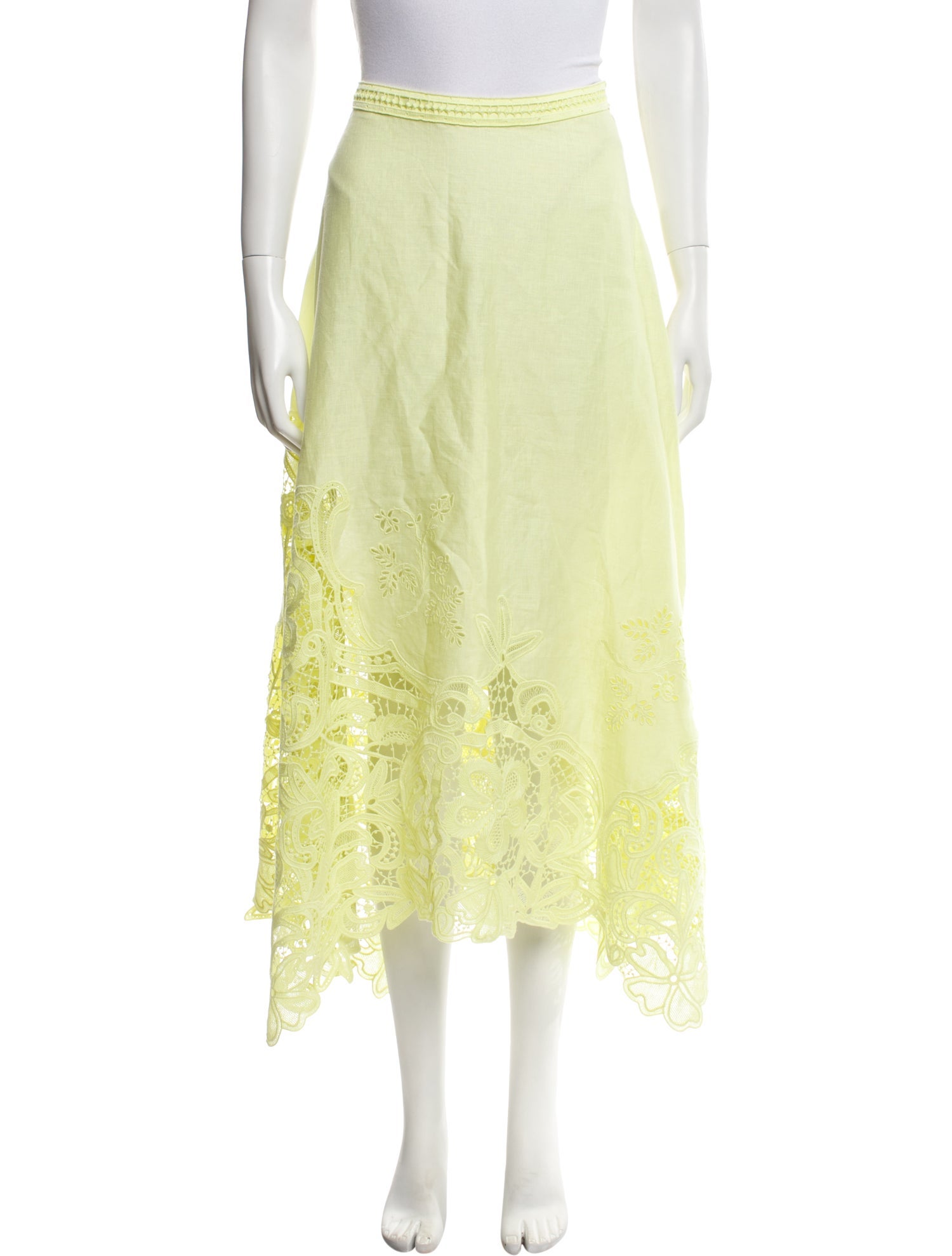 Ulla Johnson Linen Midi Length Skirt w/ Tags