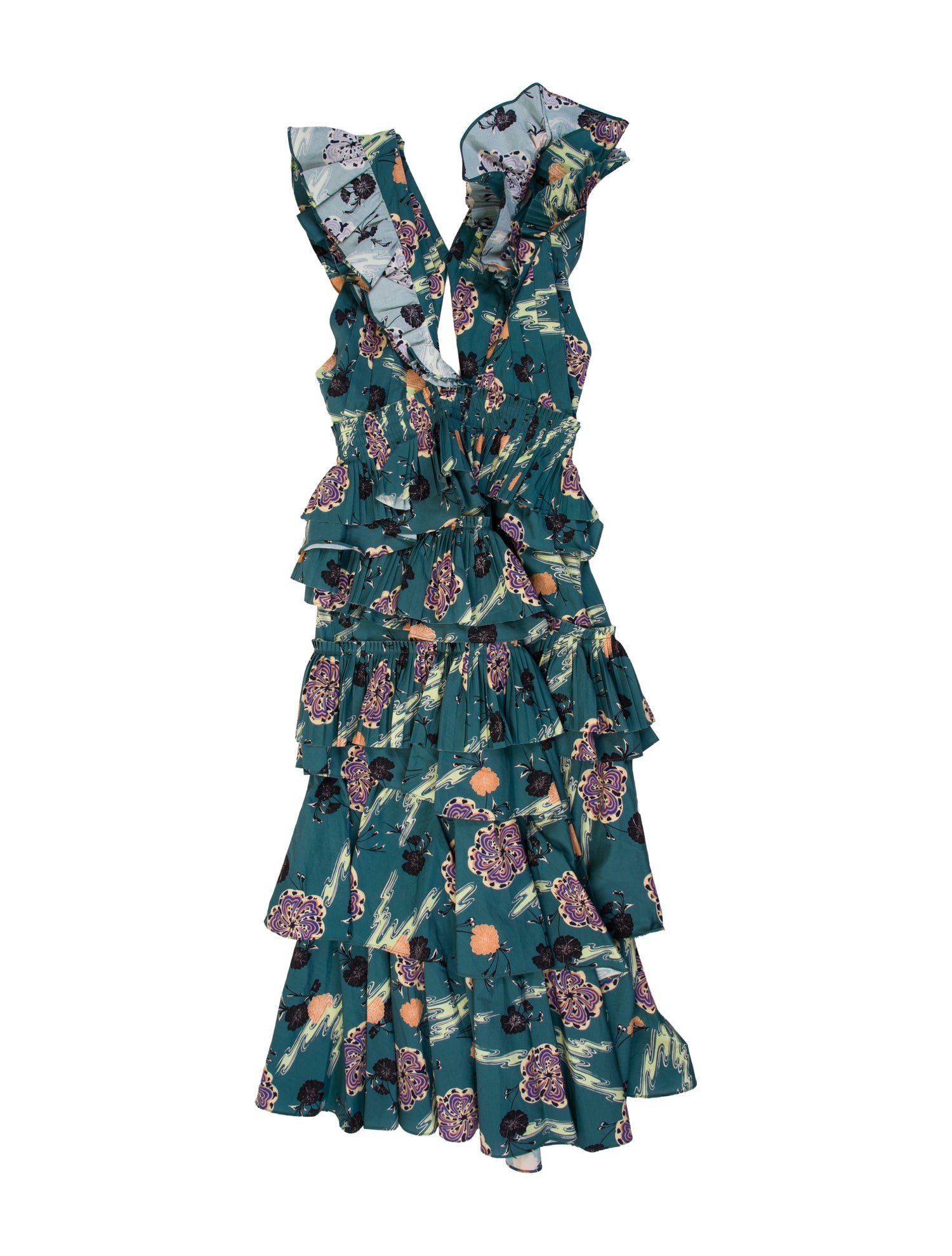 Ulla Johnson Floral Print Long Dress