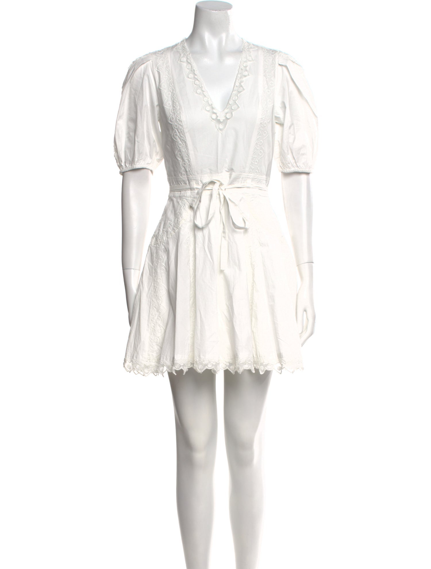 Ulla Johnson V-Neck Mini Dress
