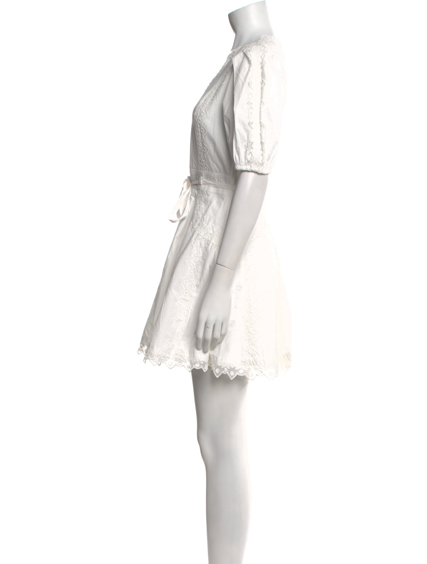 Ulla Johnson V-Neck Mini Dress