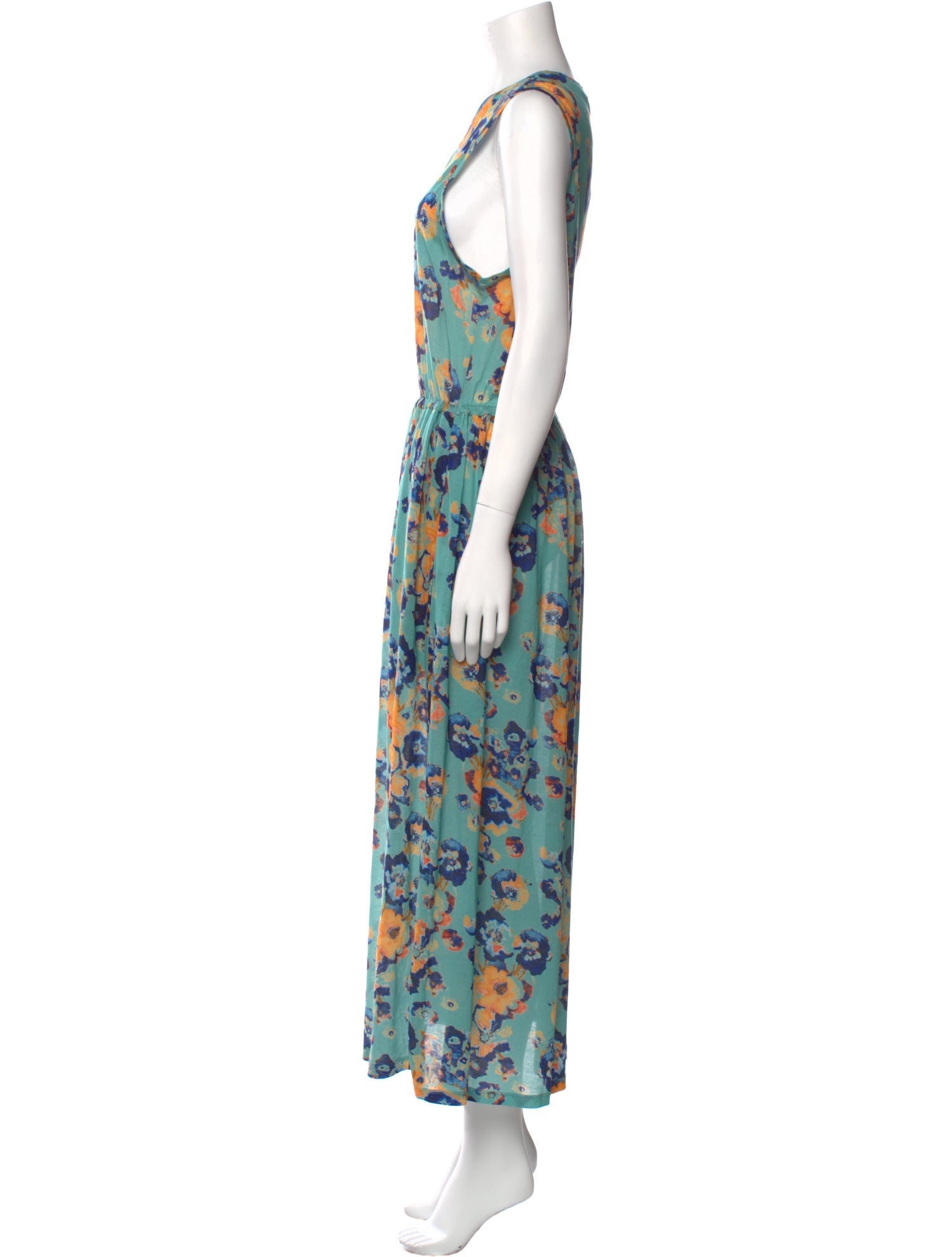 Ulla Johnson Floral Print Long Dress w/ Tags