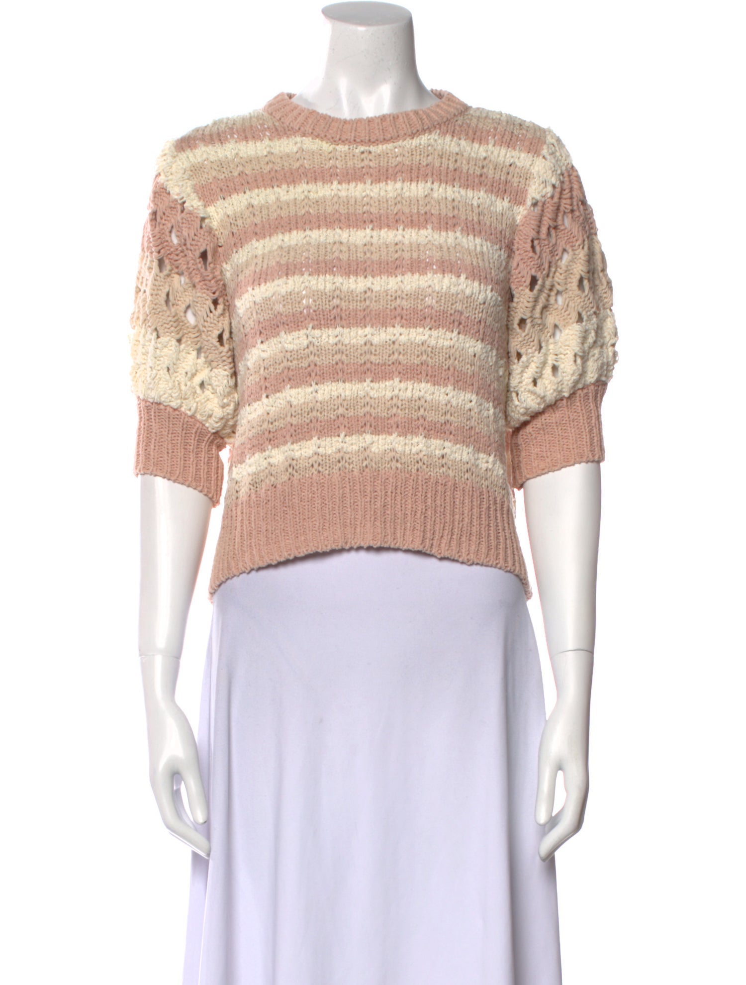 Ulla Johnson Striped Crew Neck Sweater