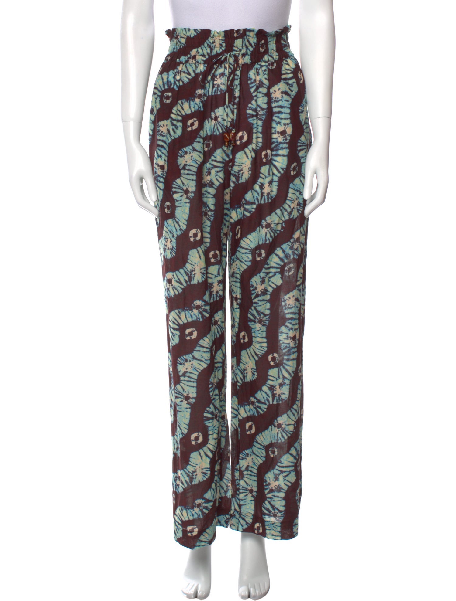 Ulla Johnson Printed Wide Leg Pants w/ Tags