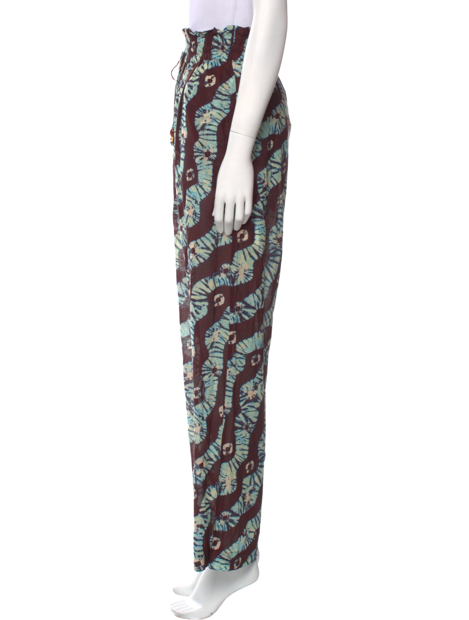Ulla Johnson Printed Wide Leg Pants w/ Tags