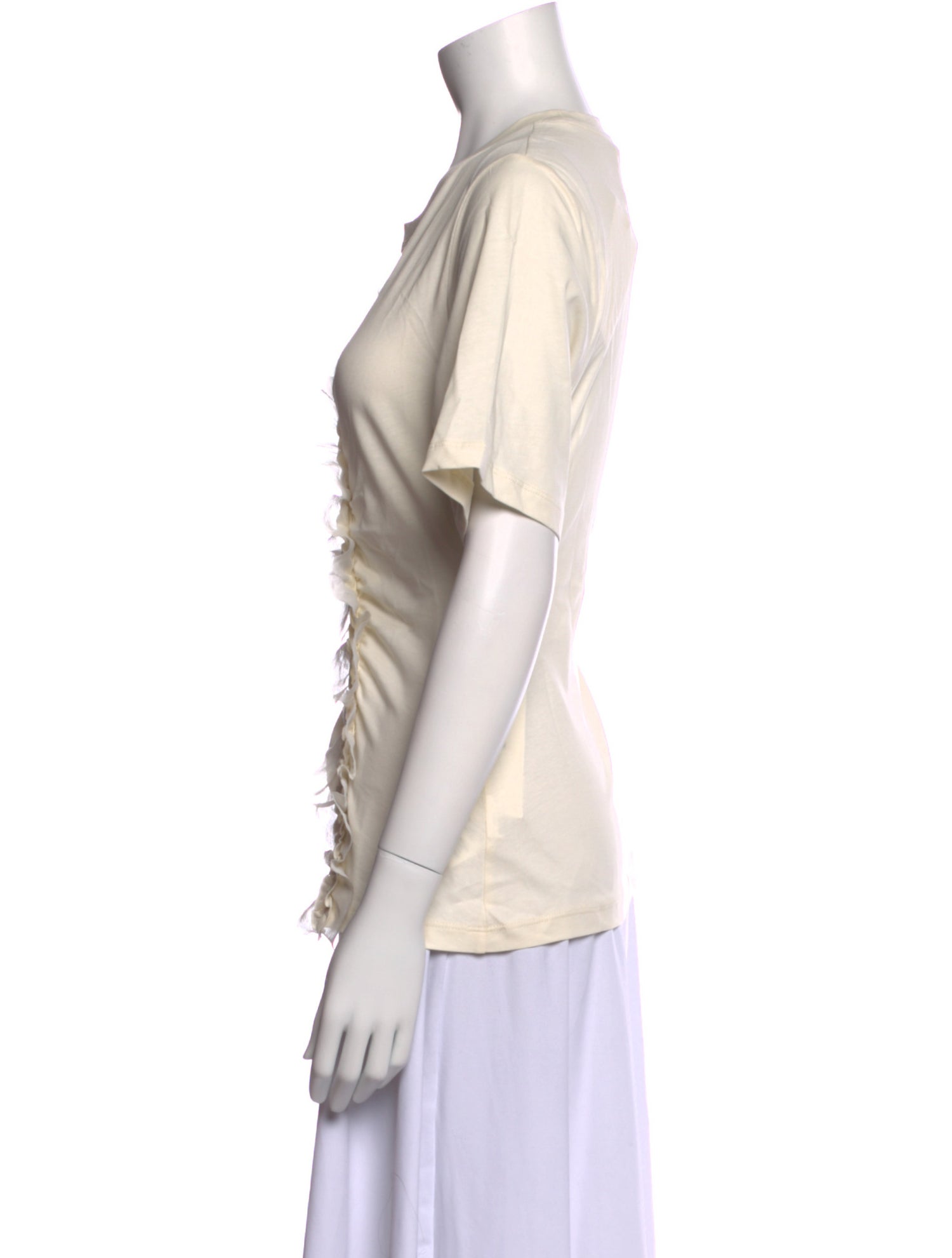 Ulla Johnson V-Neck Short Sleeve Top w/ Tags