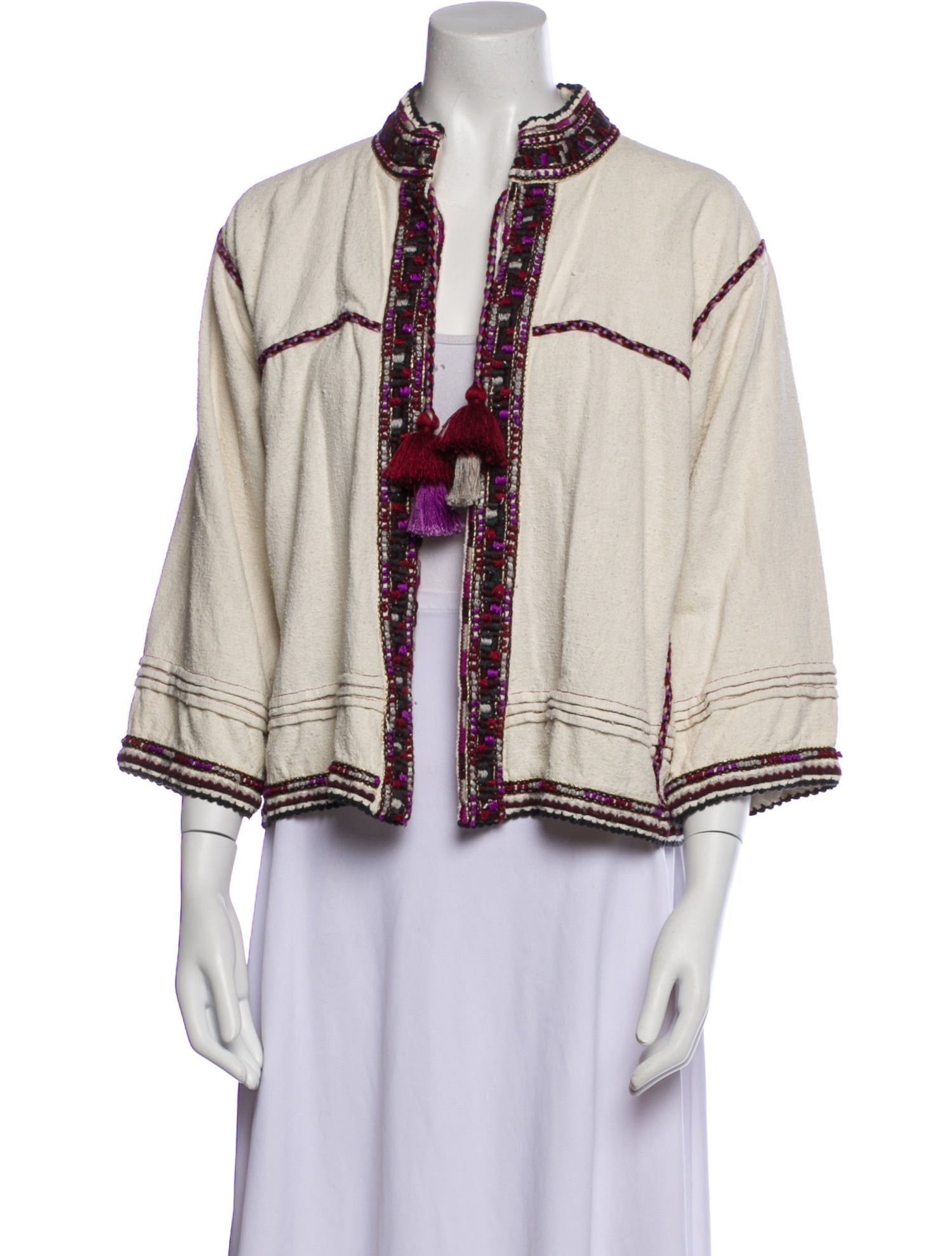 Ulla Johnson Silk Striped Jacket