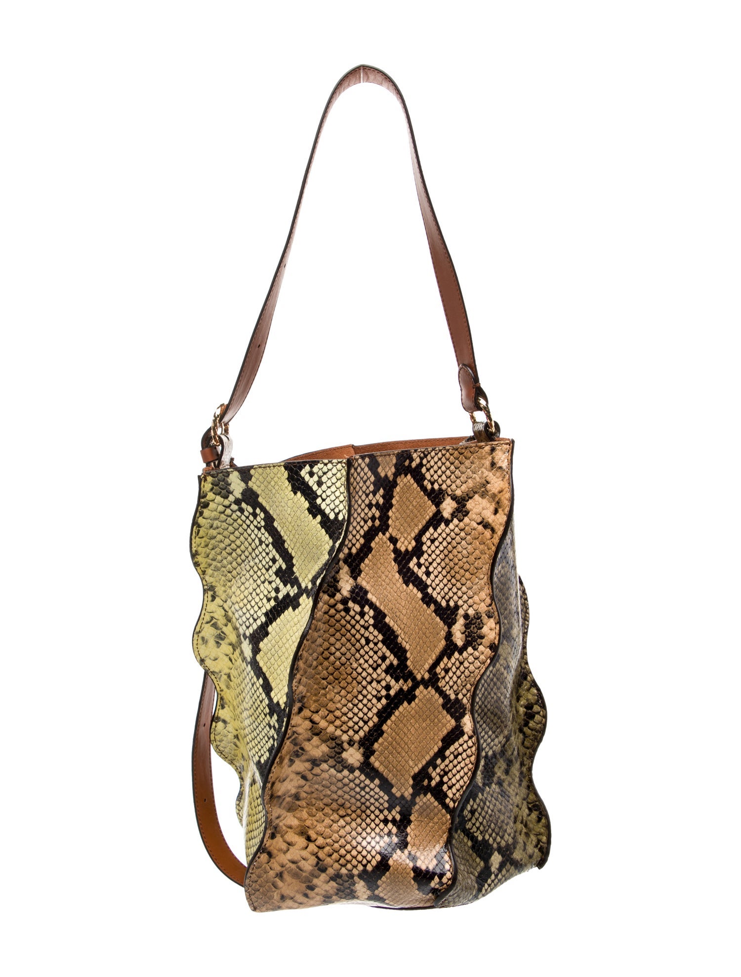 Ulla Johnson Embossed Leather Shoulder Bag