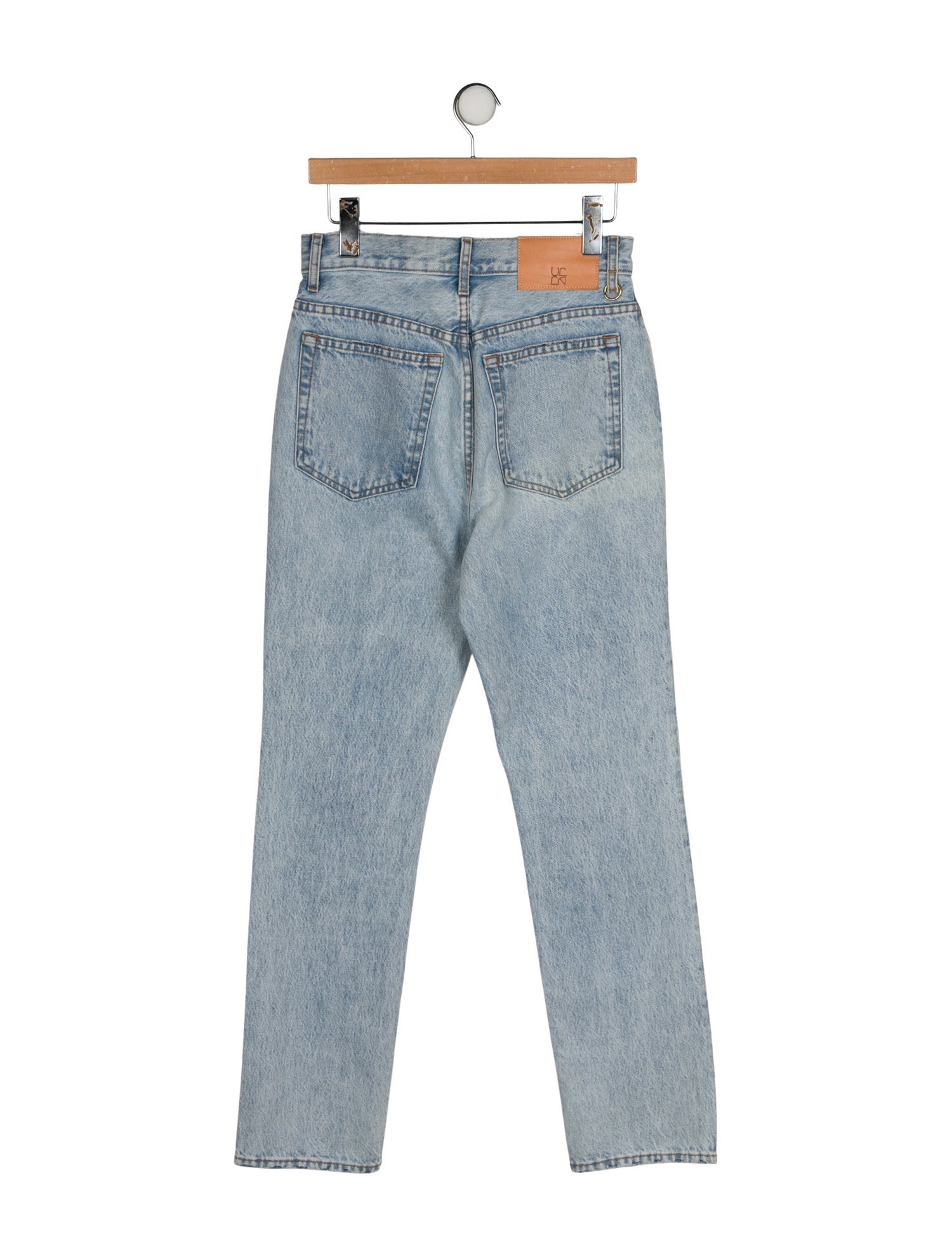 Ulla Johnson High-Rise Straight Leg Jeans