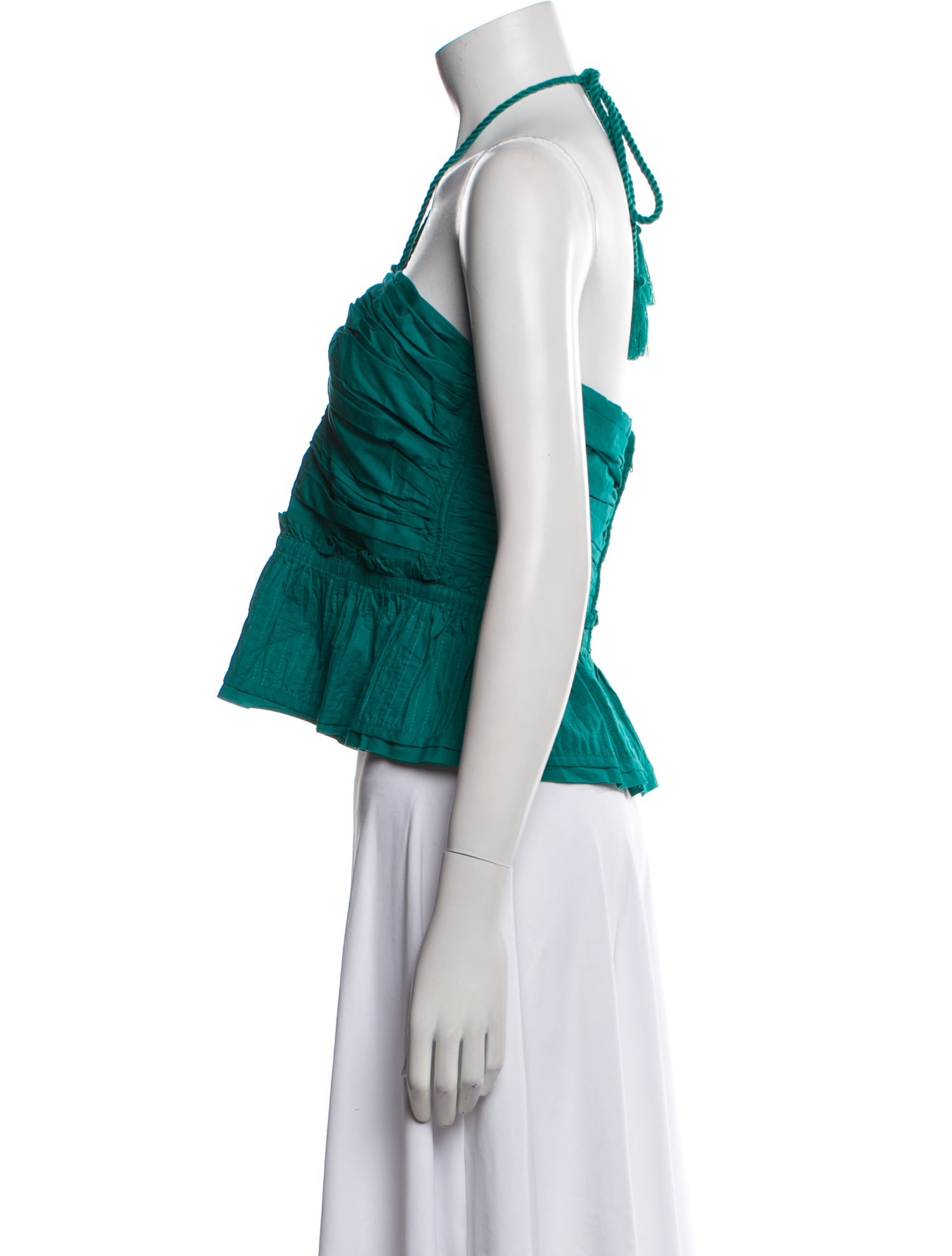 Ulla Johnson Halterneck Sleeveless Crop Top