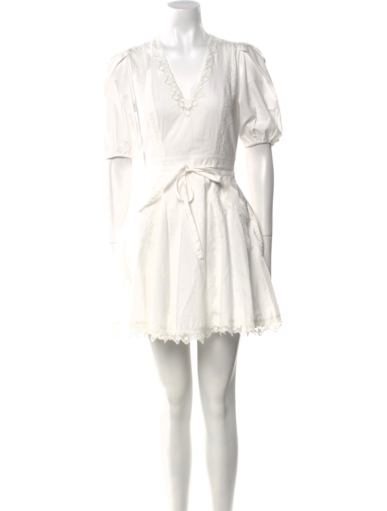 Ulla Johnson V-Neck Mini Dress