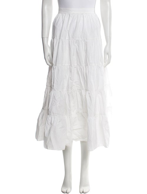 Ulla Johnson Ruffle Embellishment Midi Length Skirt