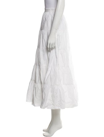 Ulla Johnson Ruffle Embellishment Midi Length Skirt