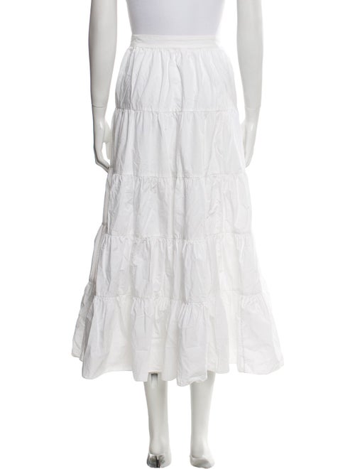 Ulla Johnson Ruffle Embellishment Midi Length Skirt