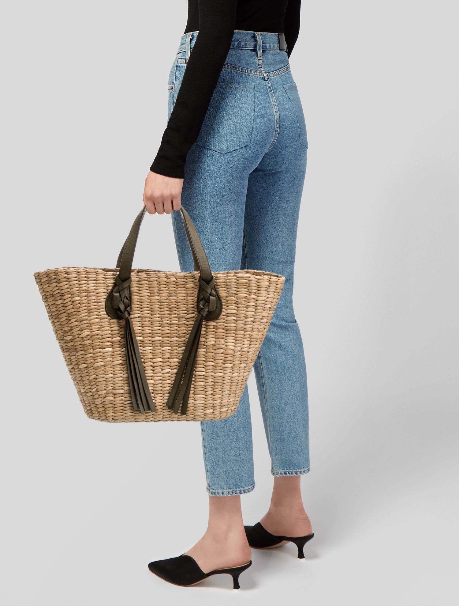 Ulla Johnson Raffia Bucket Bag