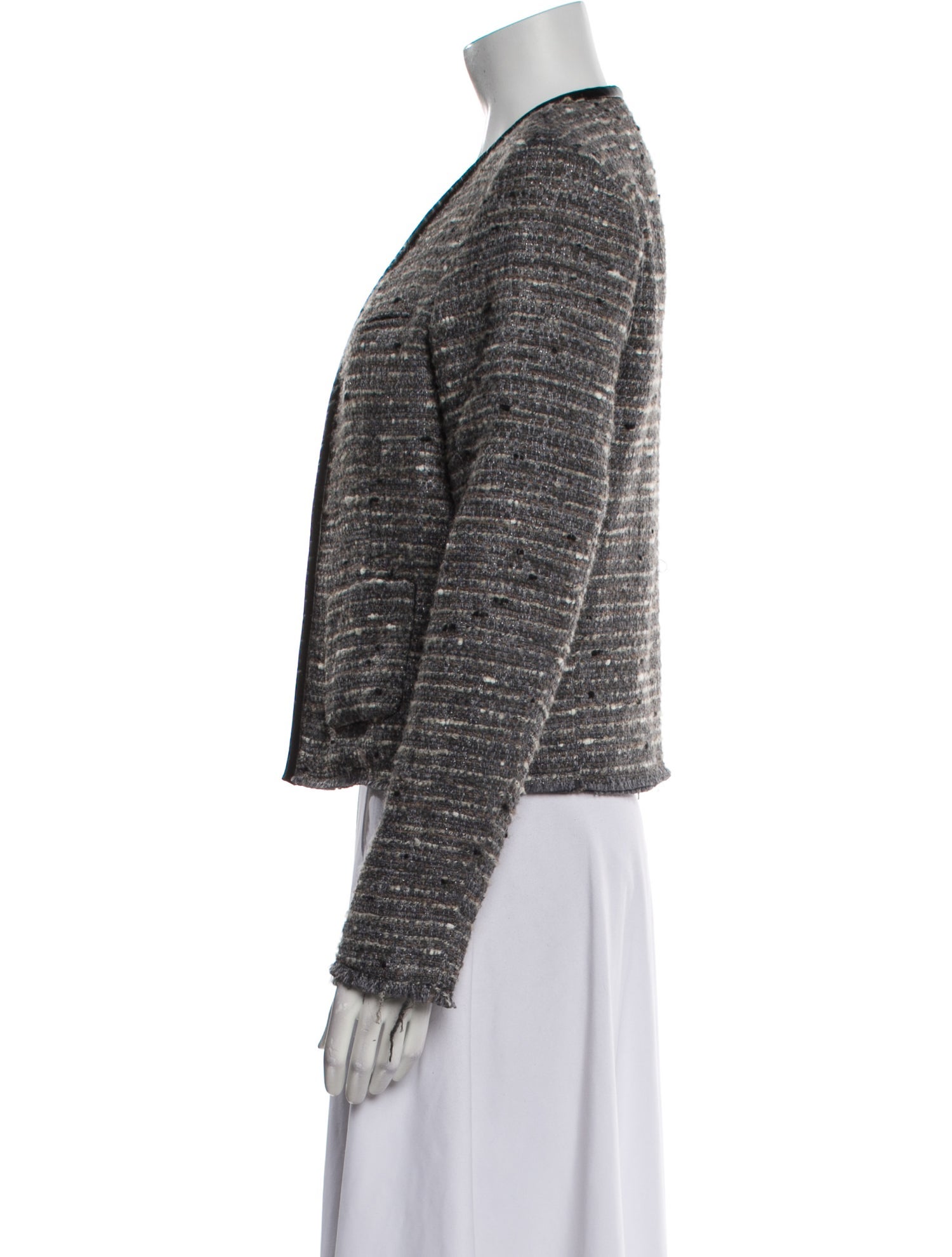 Ulla Johnson Tweed Tweed Pattern Evening Jacket