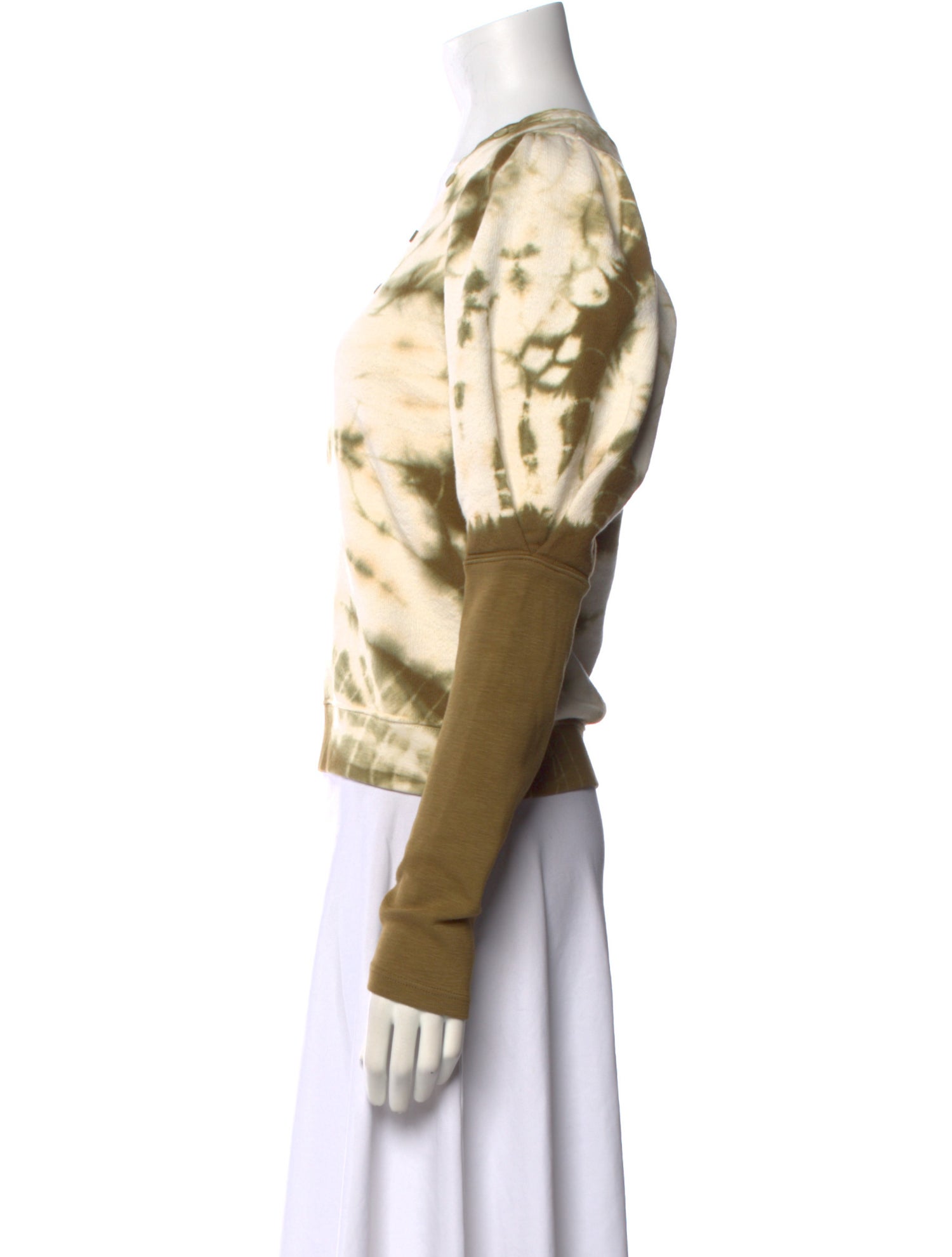 Ulla Johnson Tie-Dye Print V-Neck Top