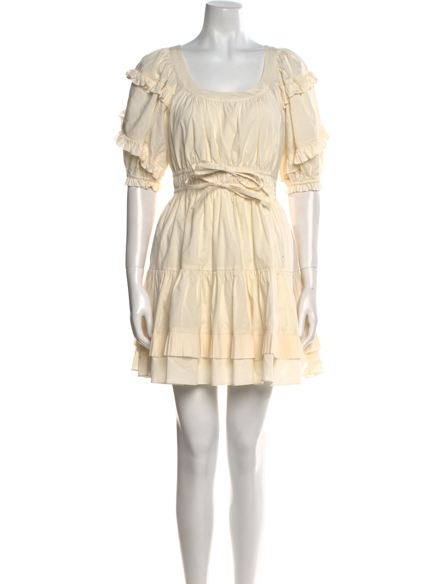 Ulla Johnson Scoop Neck Mini Dress