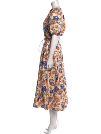 Ulla Johnson Floral Print Long Dress
