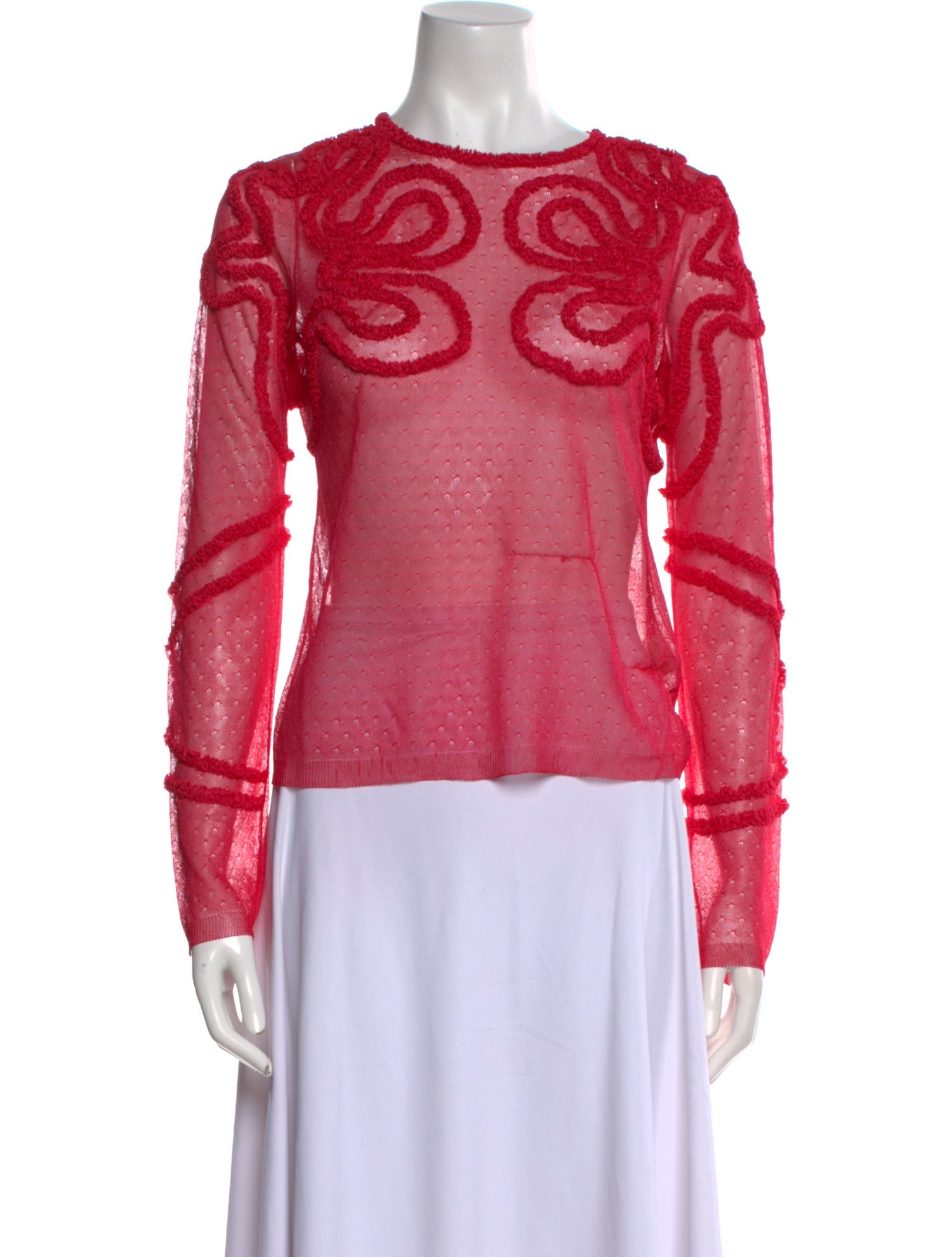 Ulla Johnson Crew Neck Long Sleeve Blouse w/ Tags