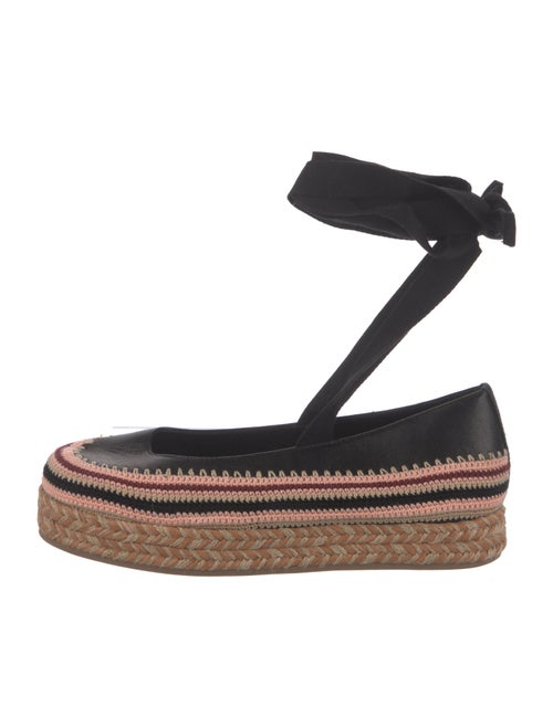 Ulla Johnson Leather Printed Espadrilles