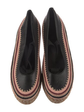 Ulla Johnson Leather Printed Espadrilles
